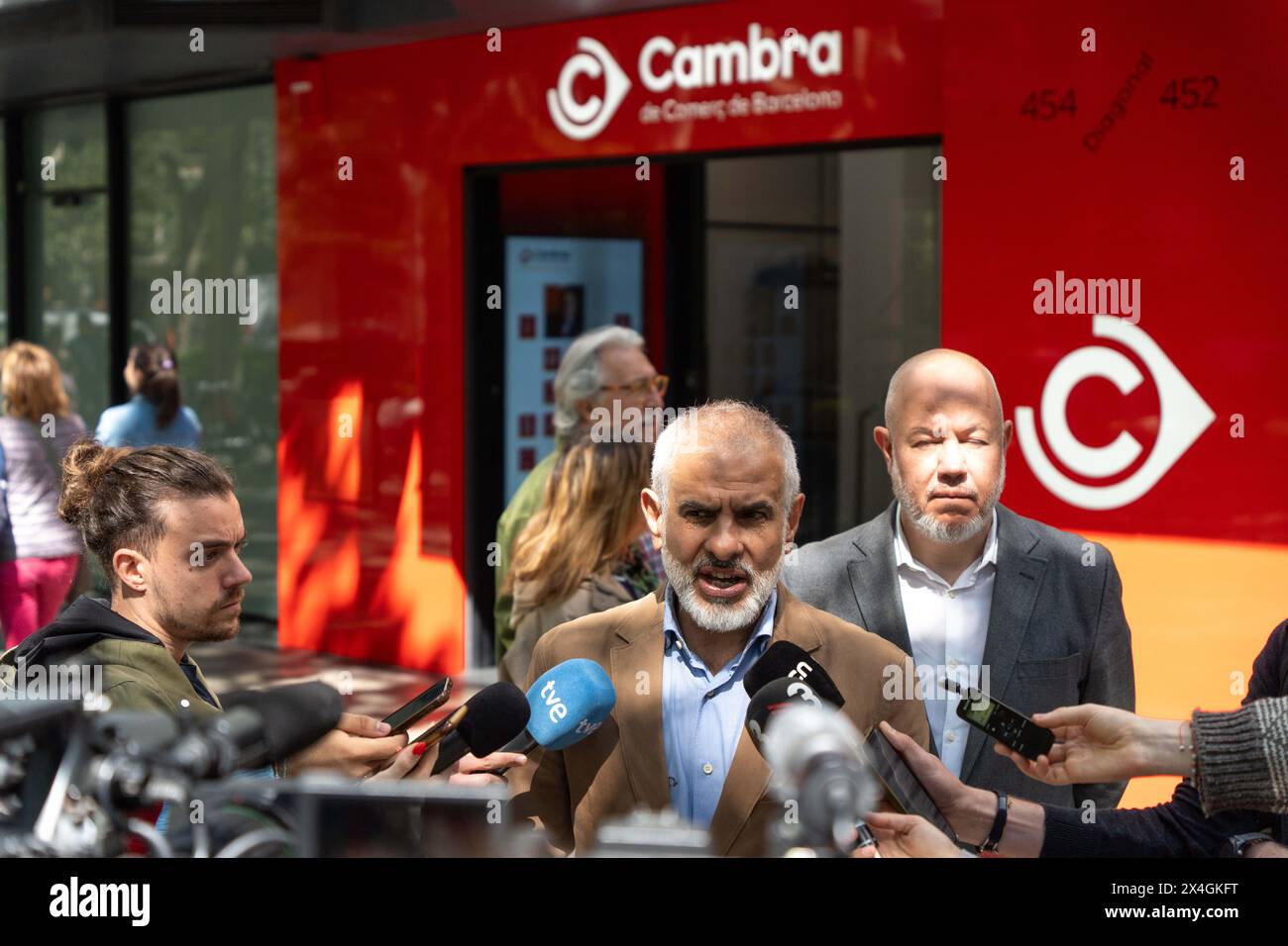 "The candidate for the Ciudadanos party, who according to all polls is