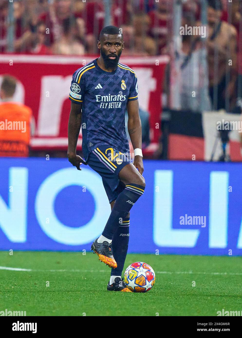 Antonio Rüdiger, Ruediger, Real Madrid 22 in the semi final match FC ...