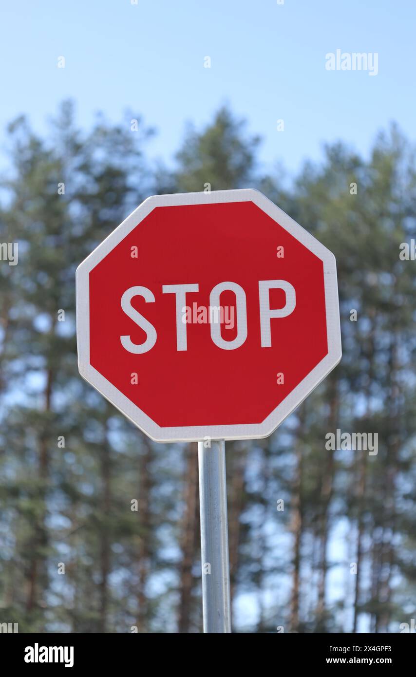 Sign no people blue sky hi-res stock photography and images - Alamy