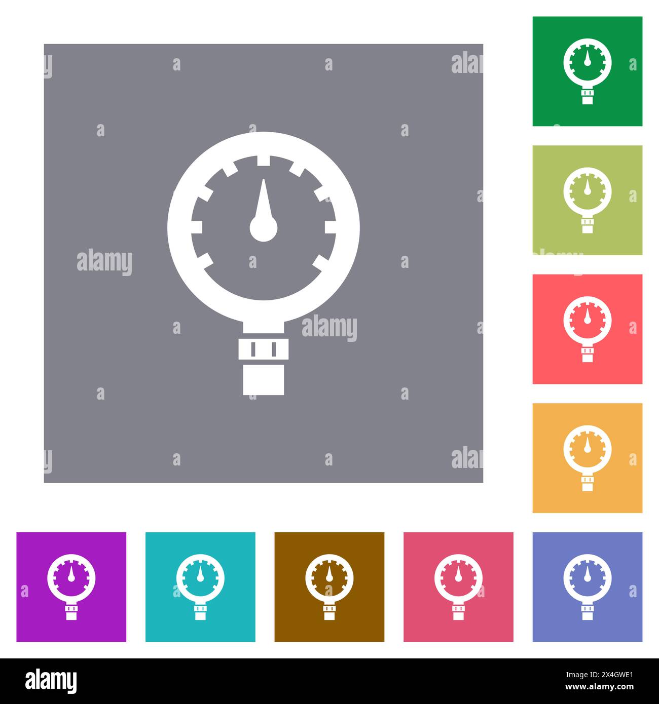 Pressure calibration scale Stock Vector Images - Alamy
