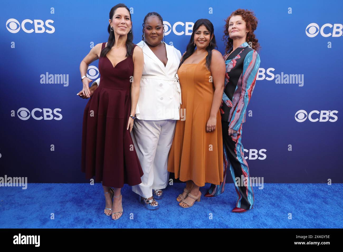 LOS ANGELES, CA - May 2: Danielle Pinnock, Sheila Carrasco, Rebecca Wisocky at the CBS Fall Schedule Celebration at Paramount Studios in Los Angeles, California, on May 2, 2024. Credit : Faye Sadou/MediaPunch Stock Photo