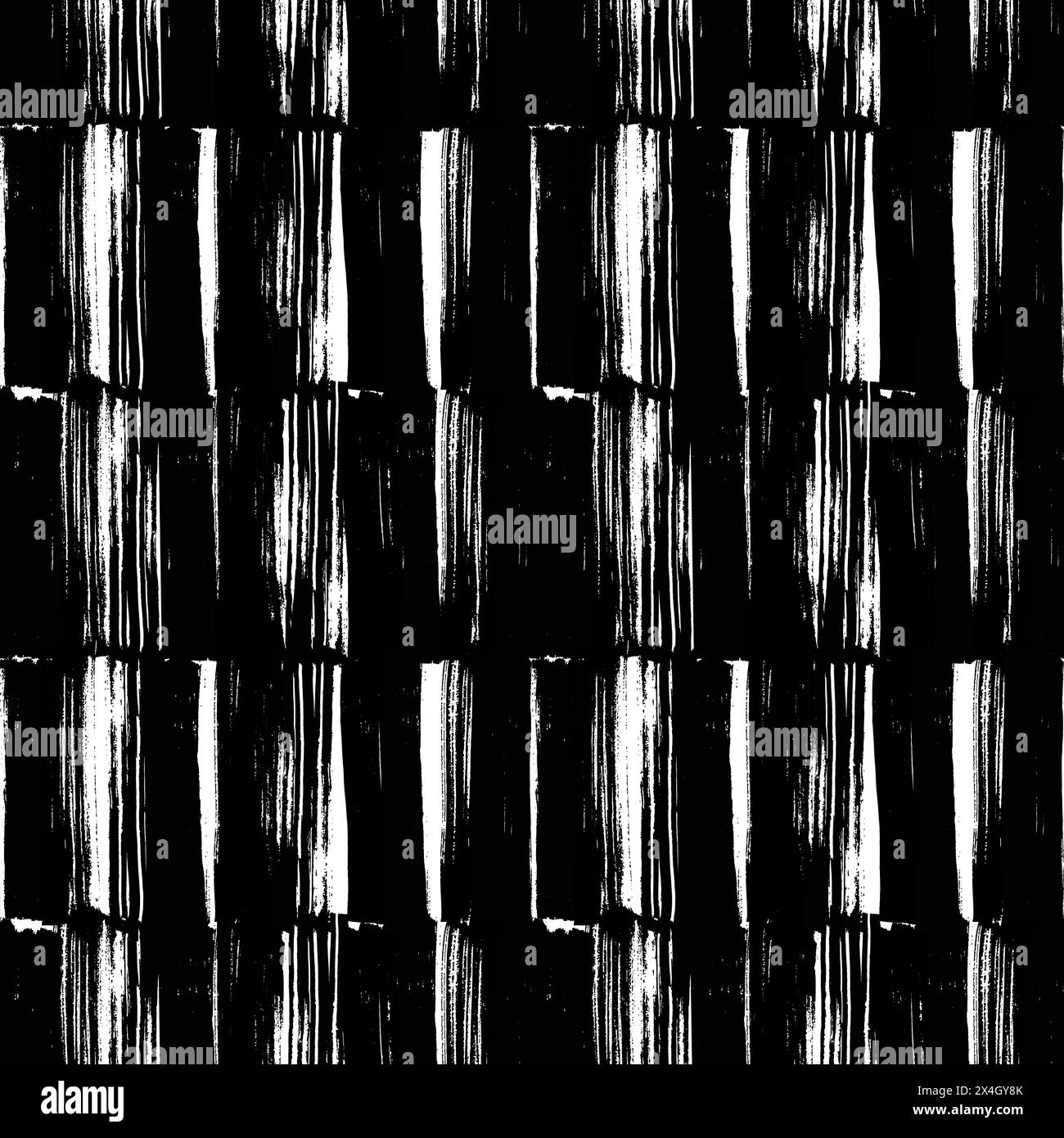 Vector stripe pattern. Seamless background from brush strokes. Grunge