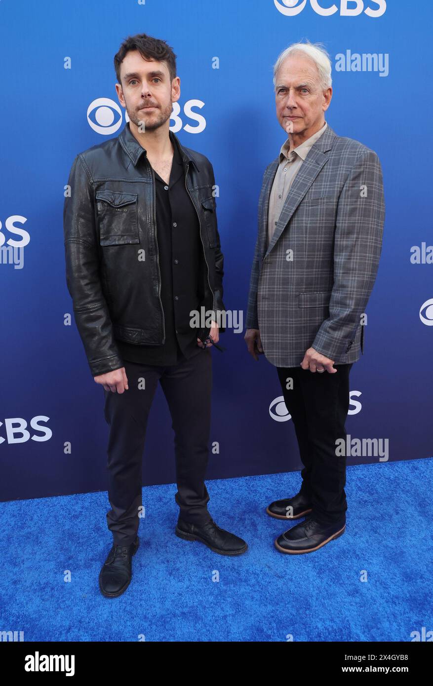 LOS ANGELES, CA - May 2: Sean Harmon, Mark Harmon at the CBS Fall ...