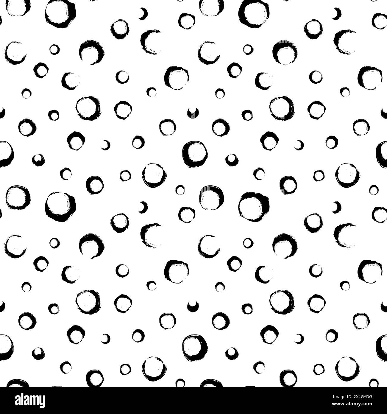 Vector dot pattern. Seamless background from brush strokes. Dotted ...