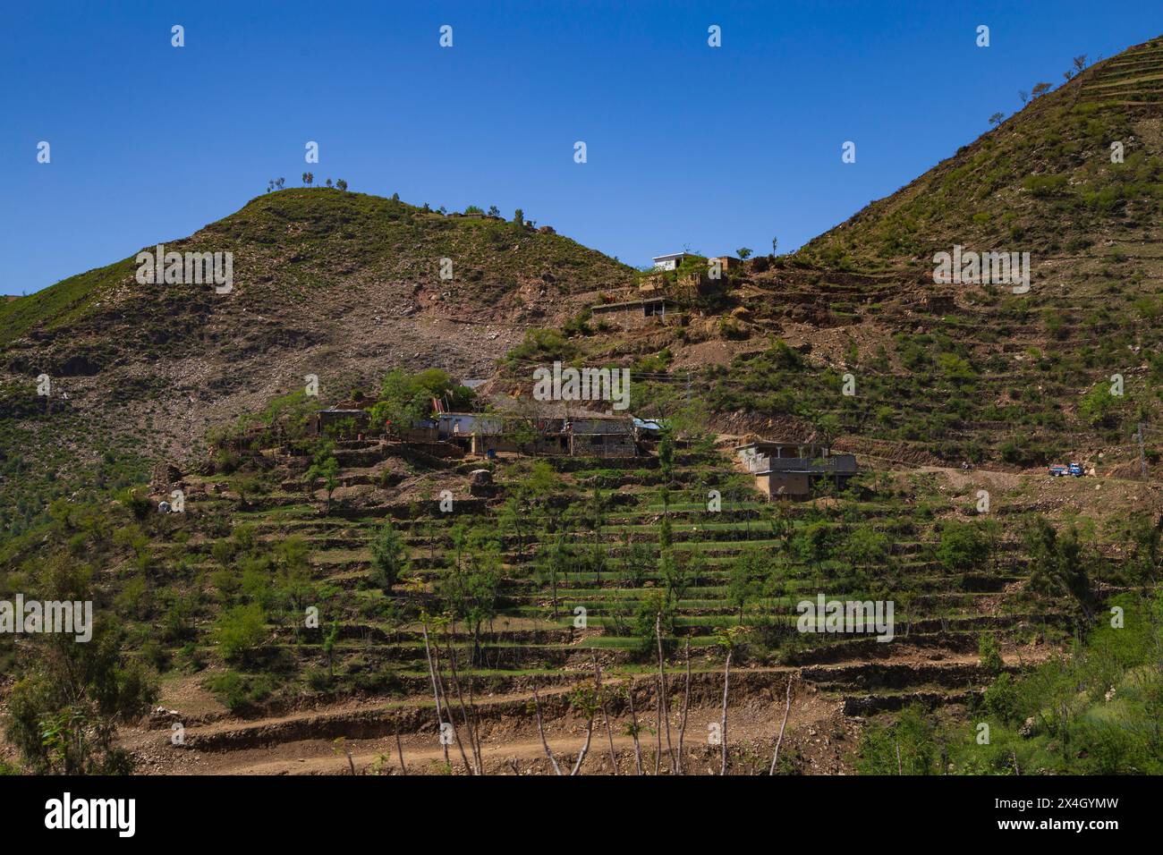 Beautiful Village of Mian City Mingora Swat, Pakistan Stock Photo - Alamy