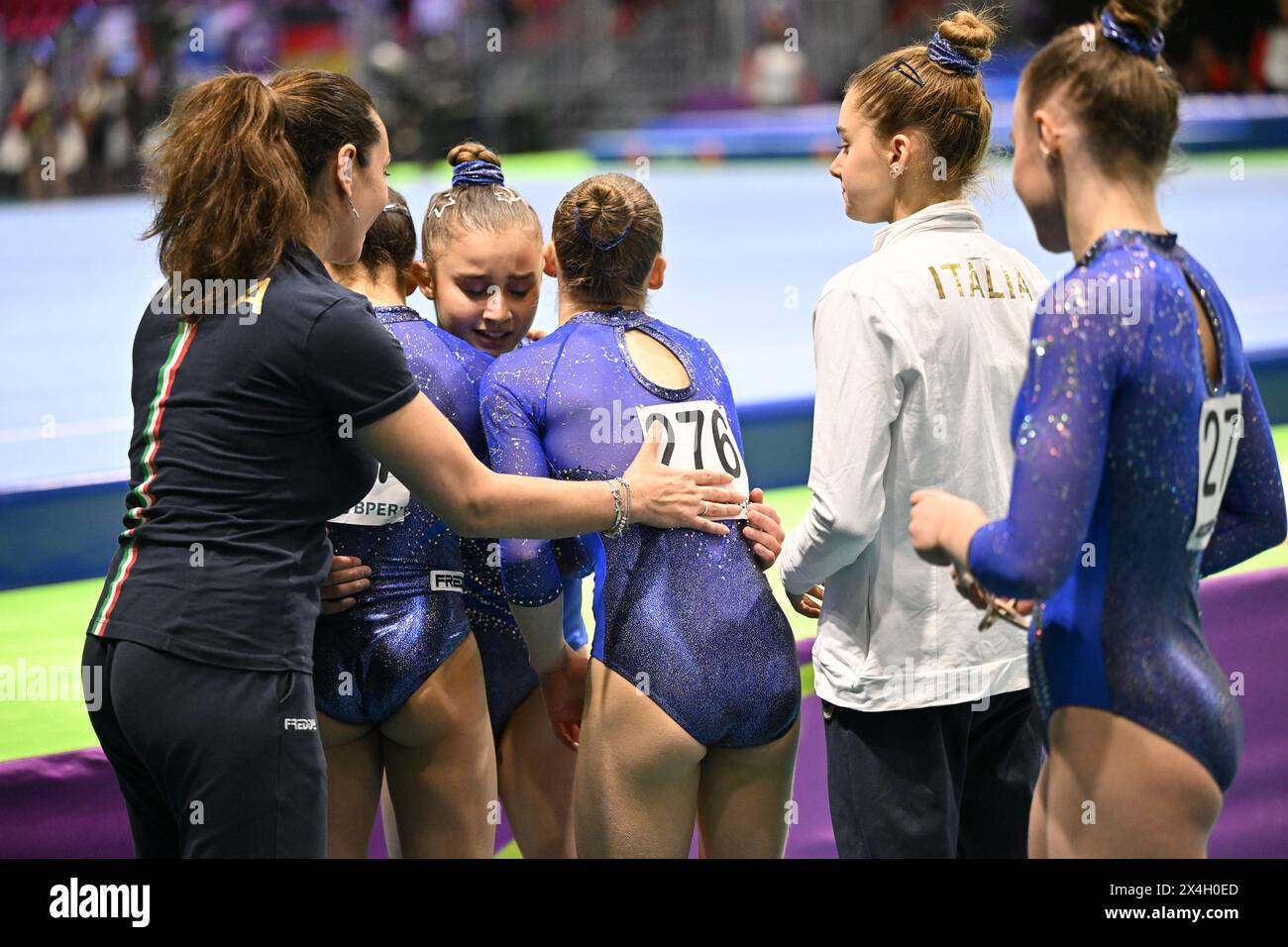 Rimini, Italy. 03rd May, 2024. Team Italy during European Artistic