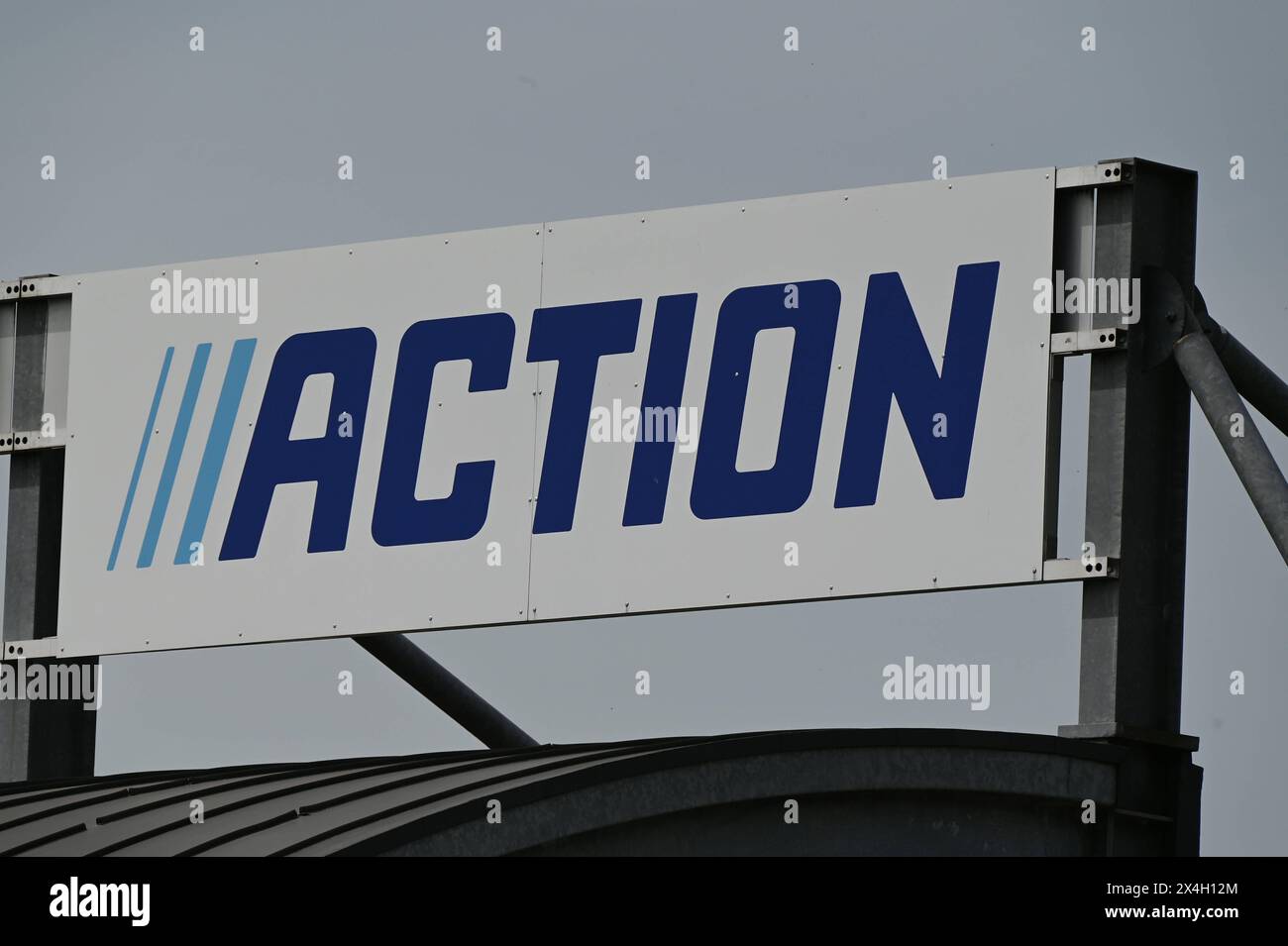 Logo, Schriftzug des niederländischen Non Food Discounter ACTION an ...