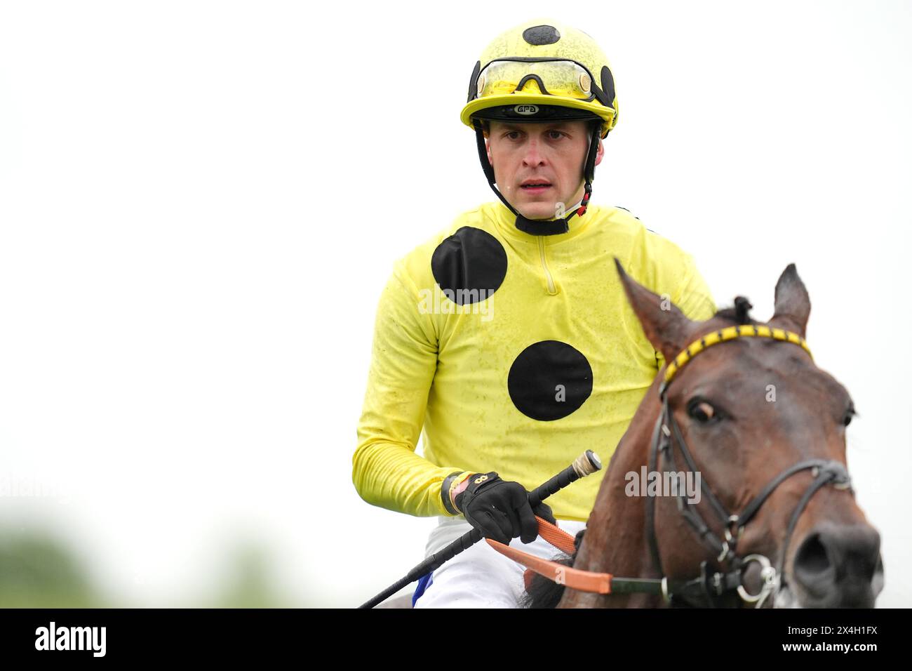 Jockey Clifford Lee after winning the William Hill Newmarket Stakes aboard Caviar Heights on day one of The QIPCO Guineas Festival at Newmarket Racecourse, Suffolk. Picture date: Friday May 3, 2024. Stock Photo