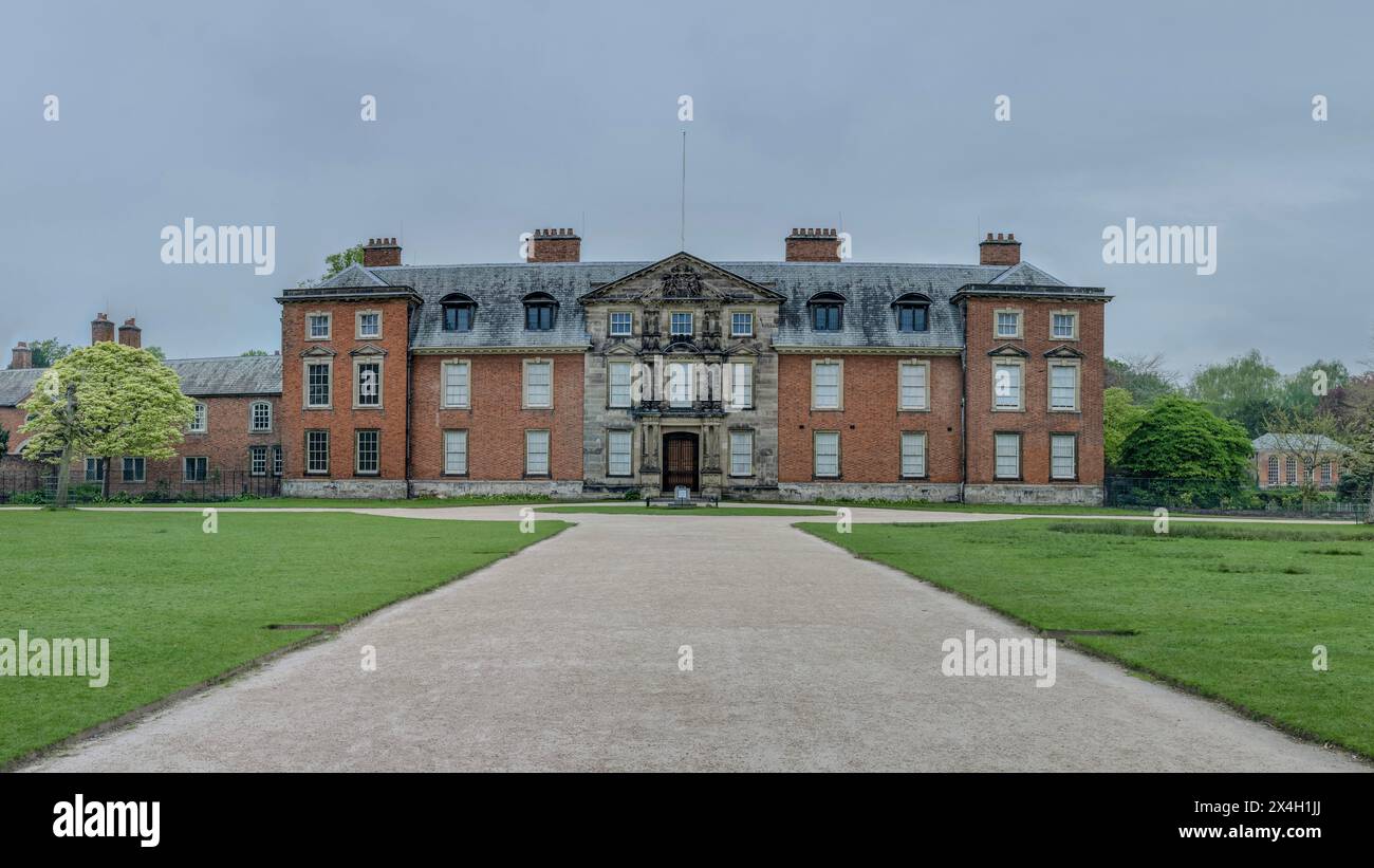 Dunham Massey national Trust property and gardens near Altrincham in