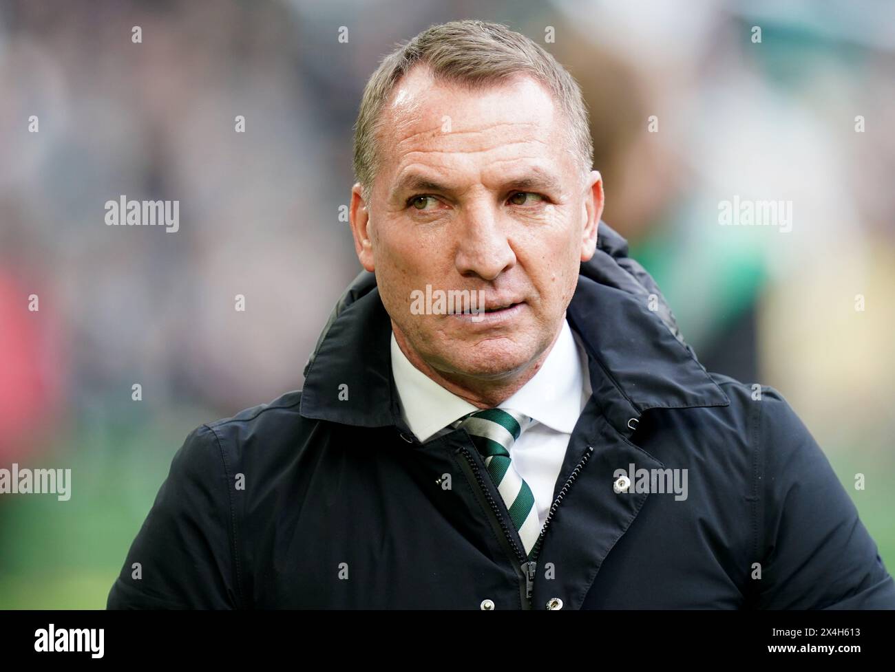 File photo dated 13/04/24 of Celtic manager Brendan Rodgers, who has finally got a full squad to choose from but he feels having supporters back on board has been another key aspect to his side’s improvement. Issue date: Friday May 3, 2024. Stock Photo