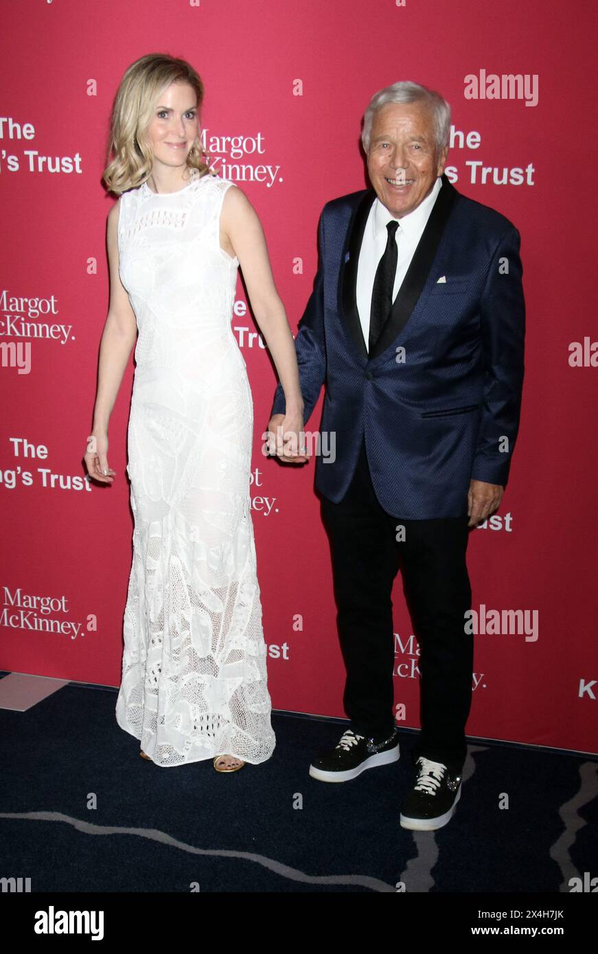 NEW YORK, NY- MAY 2: Dana Blumberg and Robert Kraft at The King's Trust ...