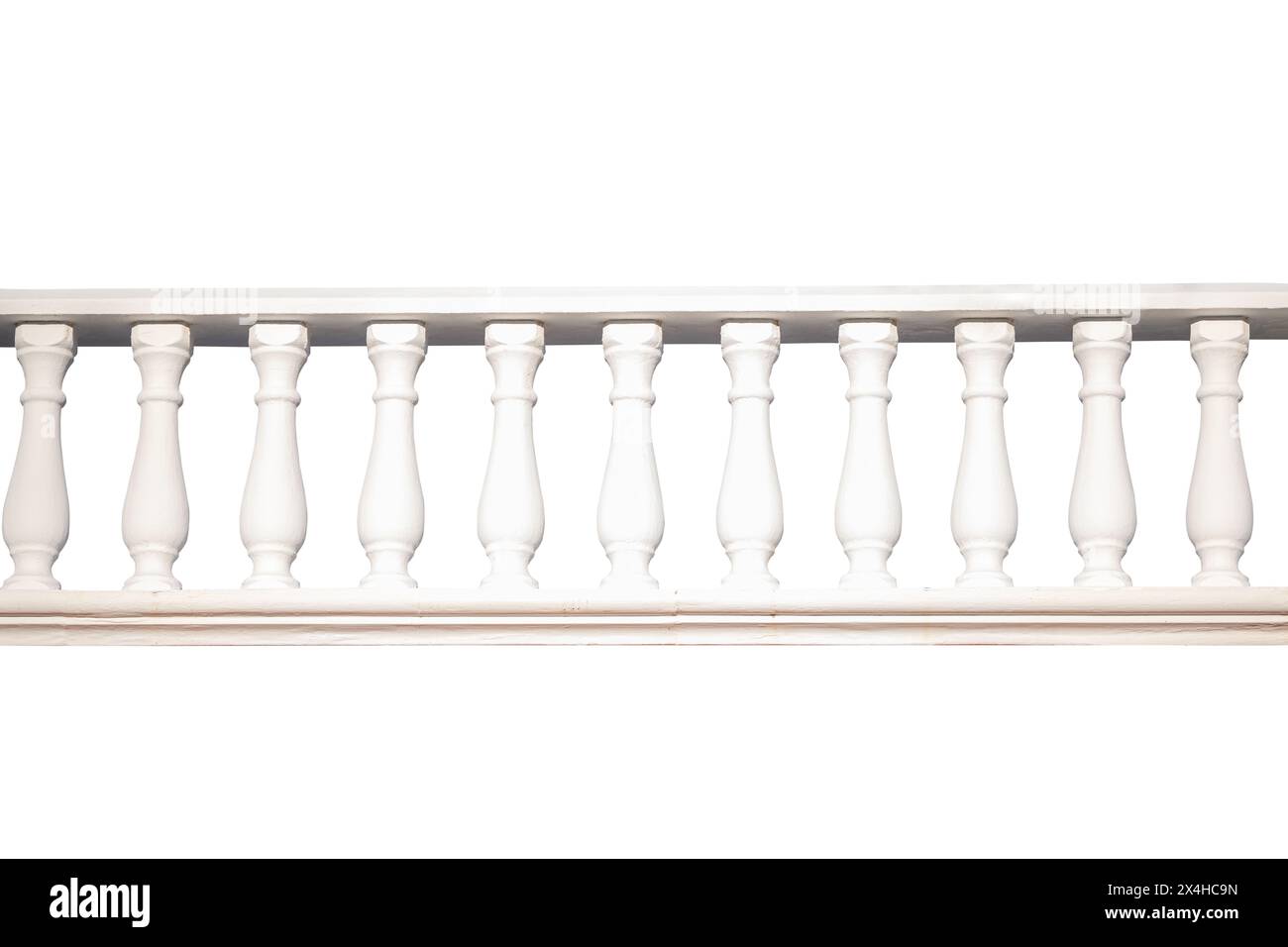 stone railing isolated on white background Stock Photo - Alamy