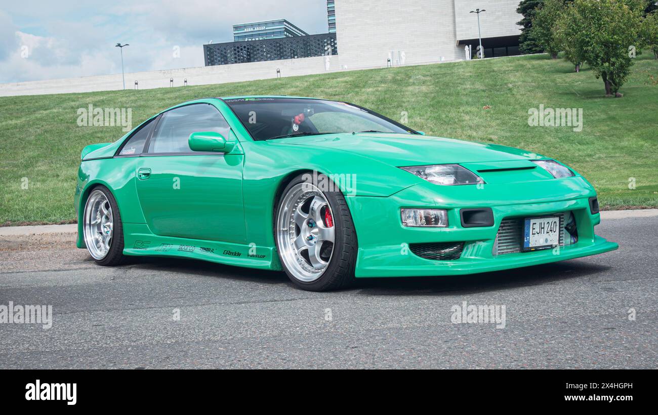 Vilnius, Lithuania-August 26, 2018: Nissan 300 ZX (Z 32) aka Fairlady Z at the city streets. Stock Photo