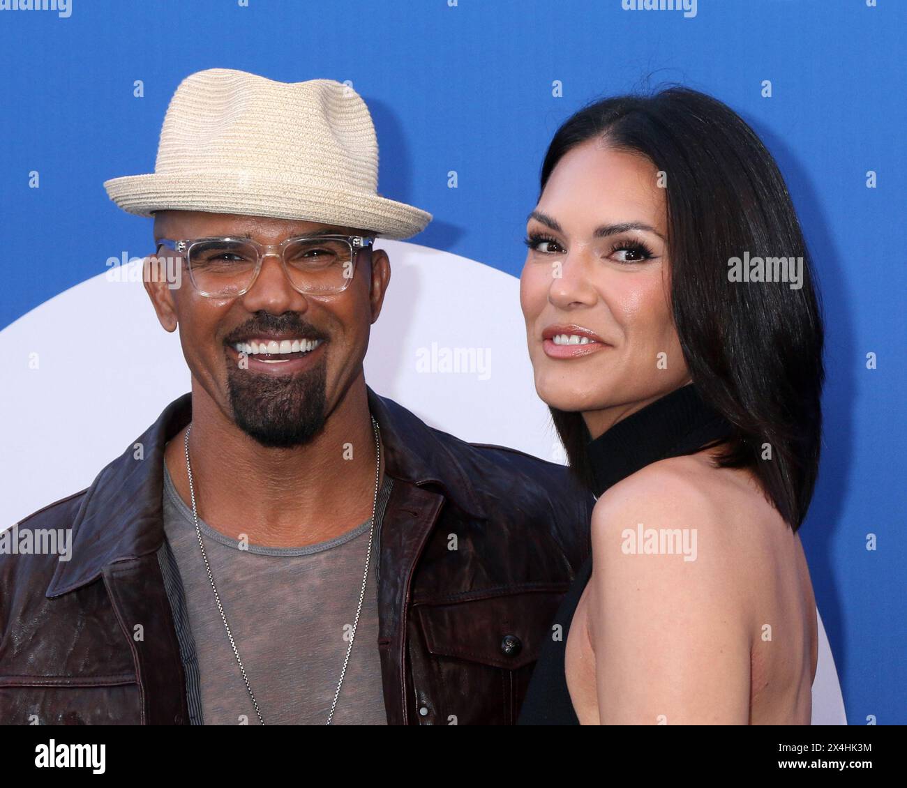 LOS ANGELES - MAY 2: Shemar Moore, Jesiree Dizon at the CBS Fall