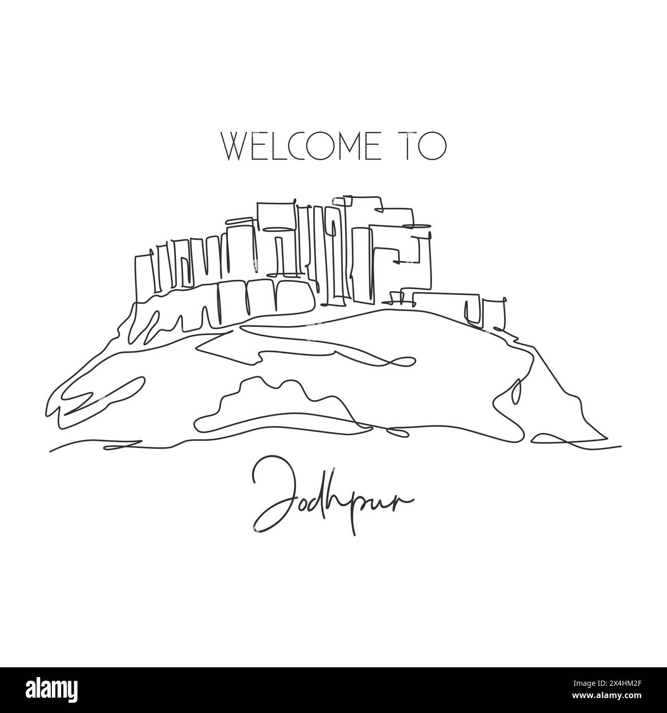 Fort Mehrangarh Stock Vector Images Alamy