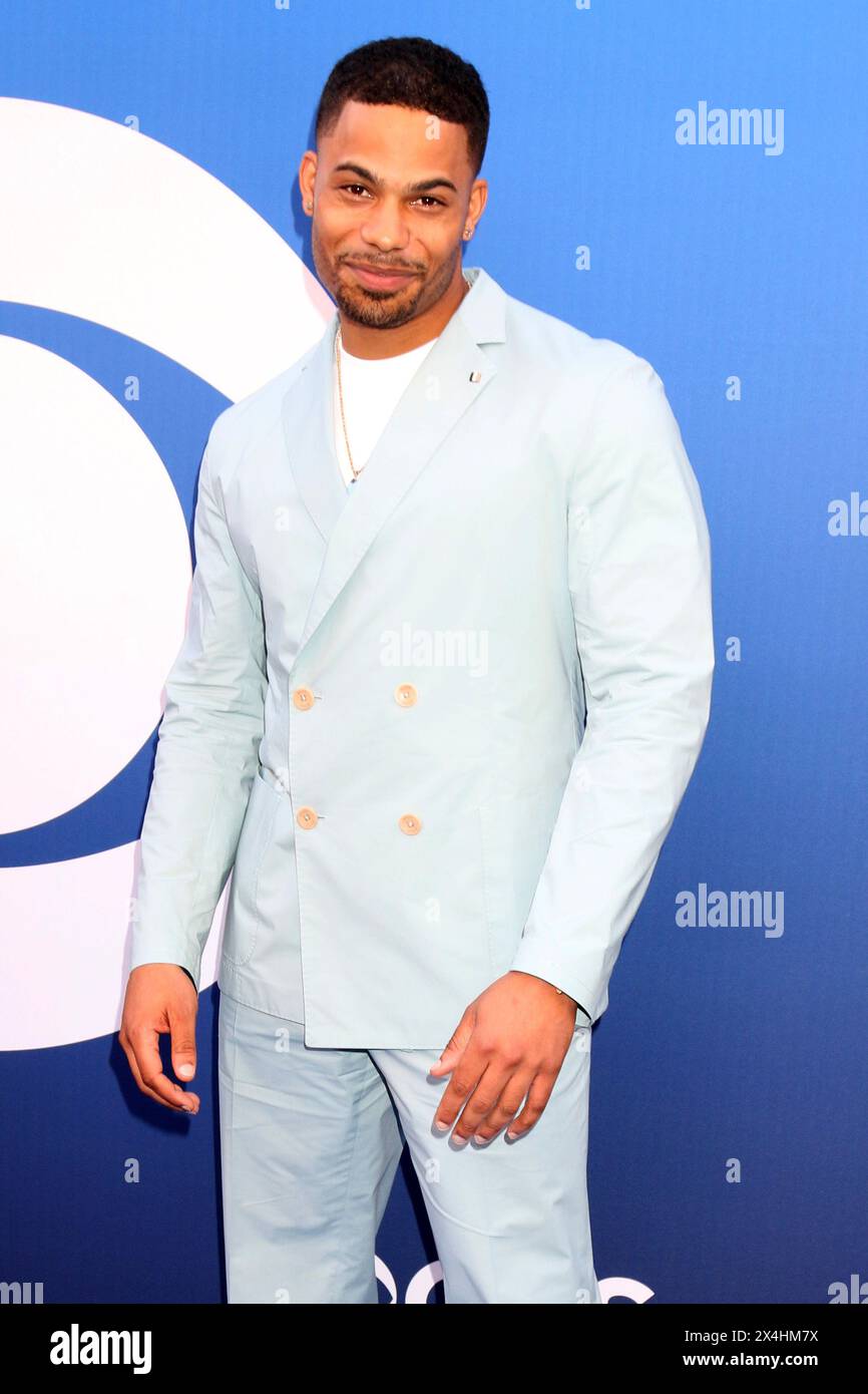 May 2, 2024, Los Angeles, Ca, USA: LOS ANGELES - MAY 2: Jordan Calloway at the CBS Fall Preview Party at the Paramount Studios on May 2, 2024 in Los Angeles, CA (Credit Image: © Kay Blake/ZUMA Press Wire) EDITORIAL USAGE ONLY! Not for Commercial USAGE! Stock Photo