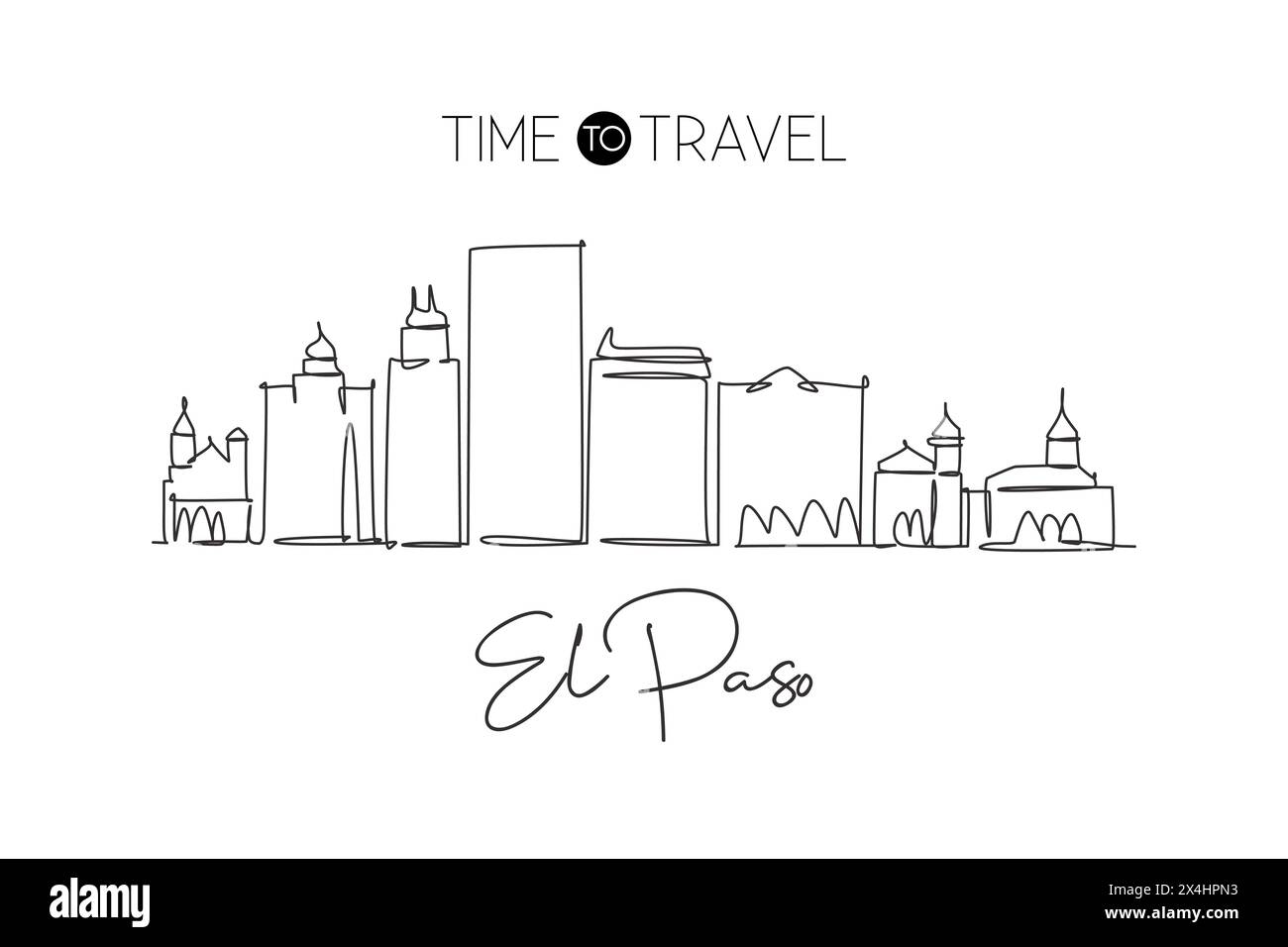 Wall el paso Stock Vector Images - Alamy