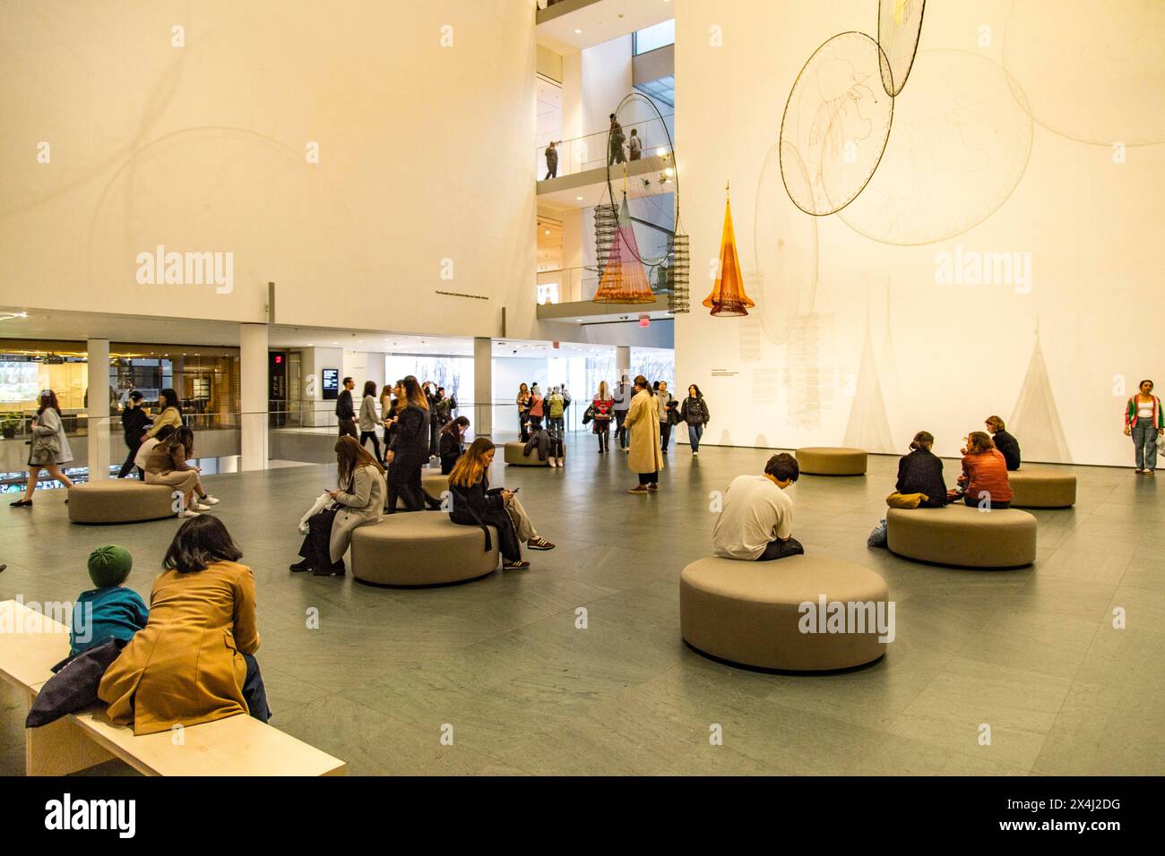 Lobby, Museum of Modern Art MoMa, Midtown Manhattan, New York City ...