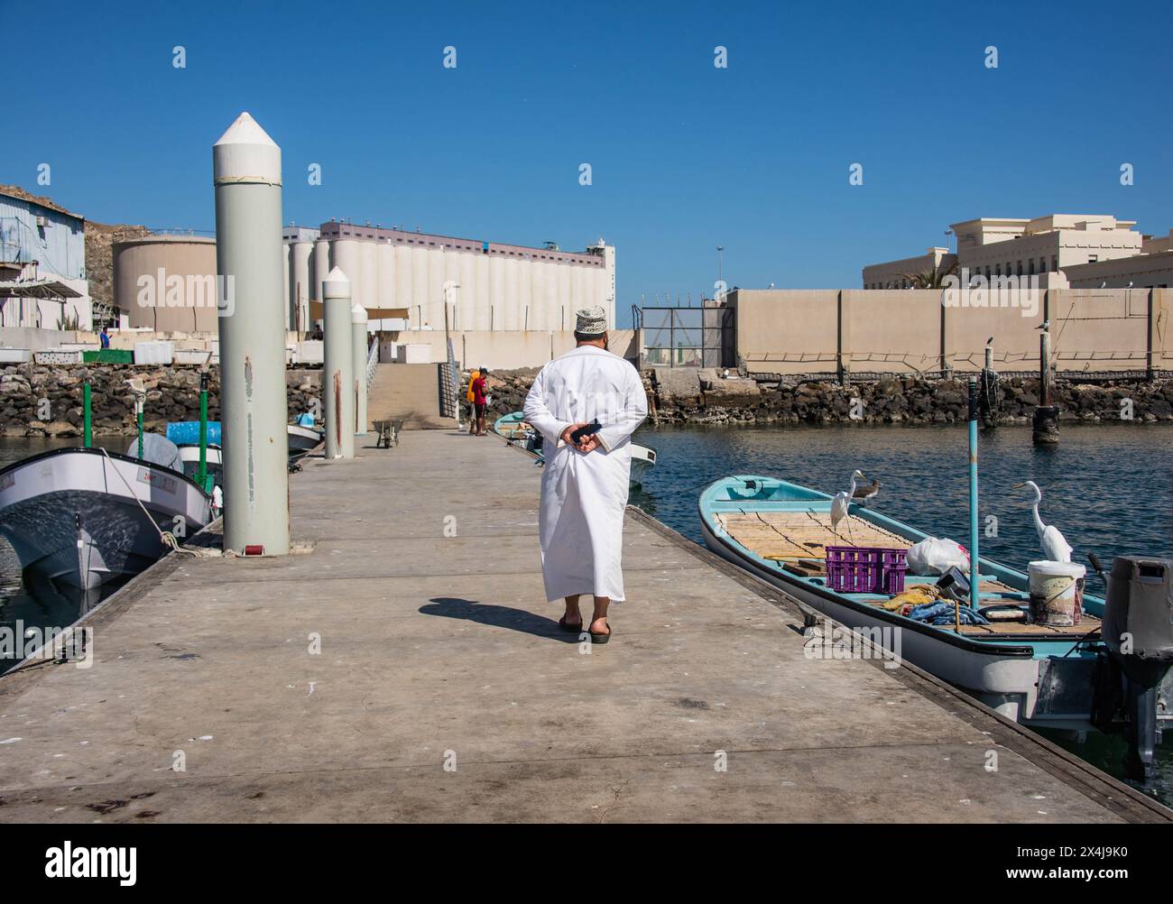 Outside the fish market and harbor, Muscat, Oman Stock Photo - Alamy