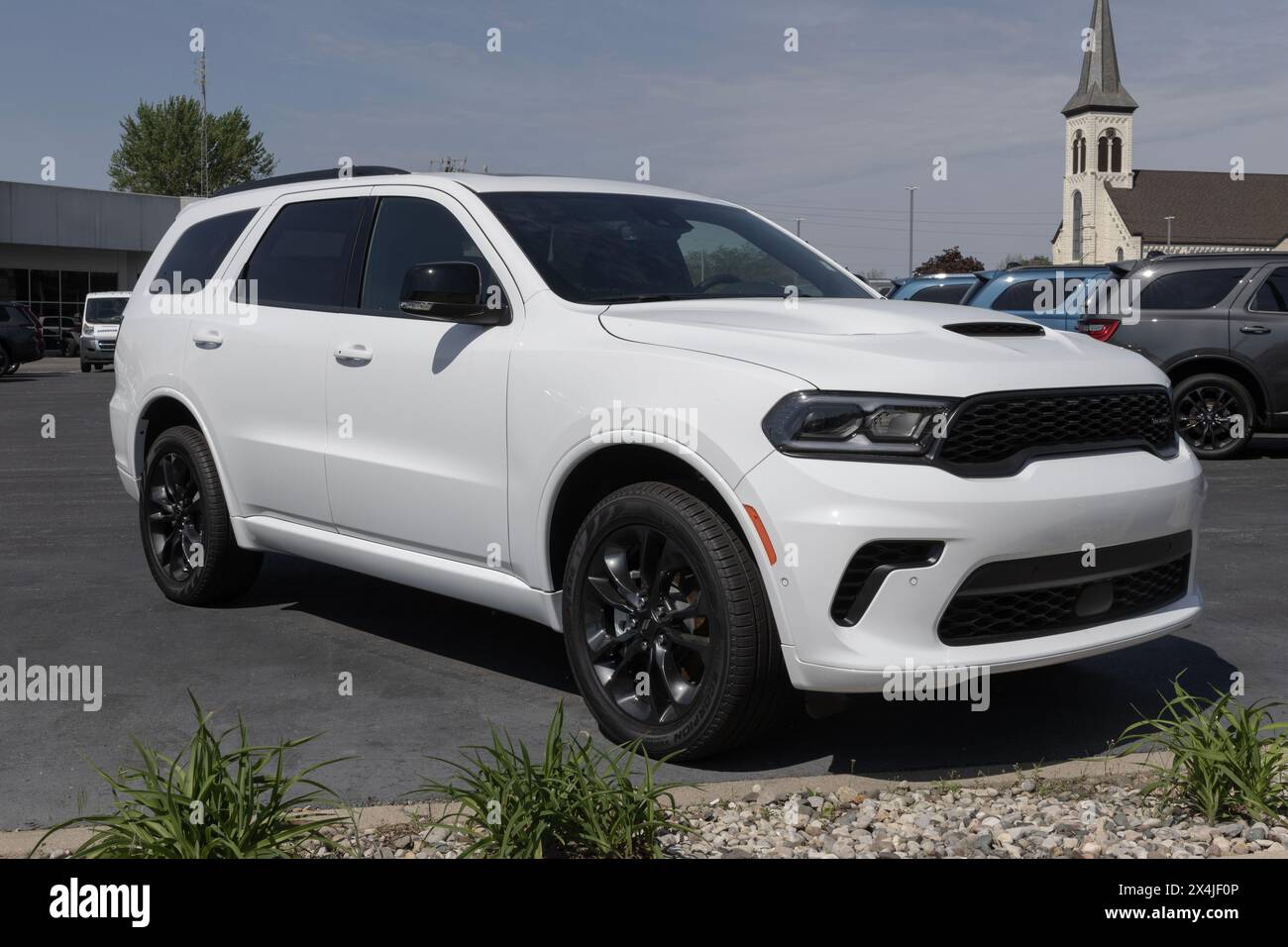 Logansport May 2, 2024 Dodge Durango GT Blacktop display at a