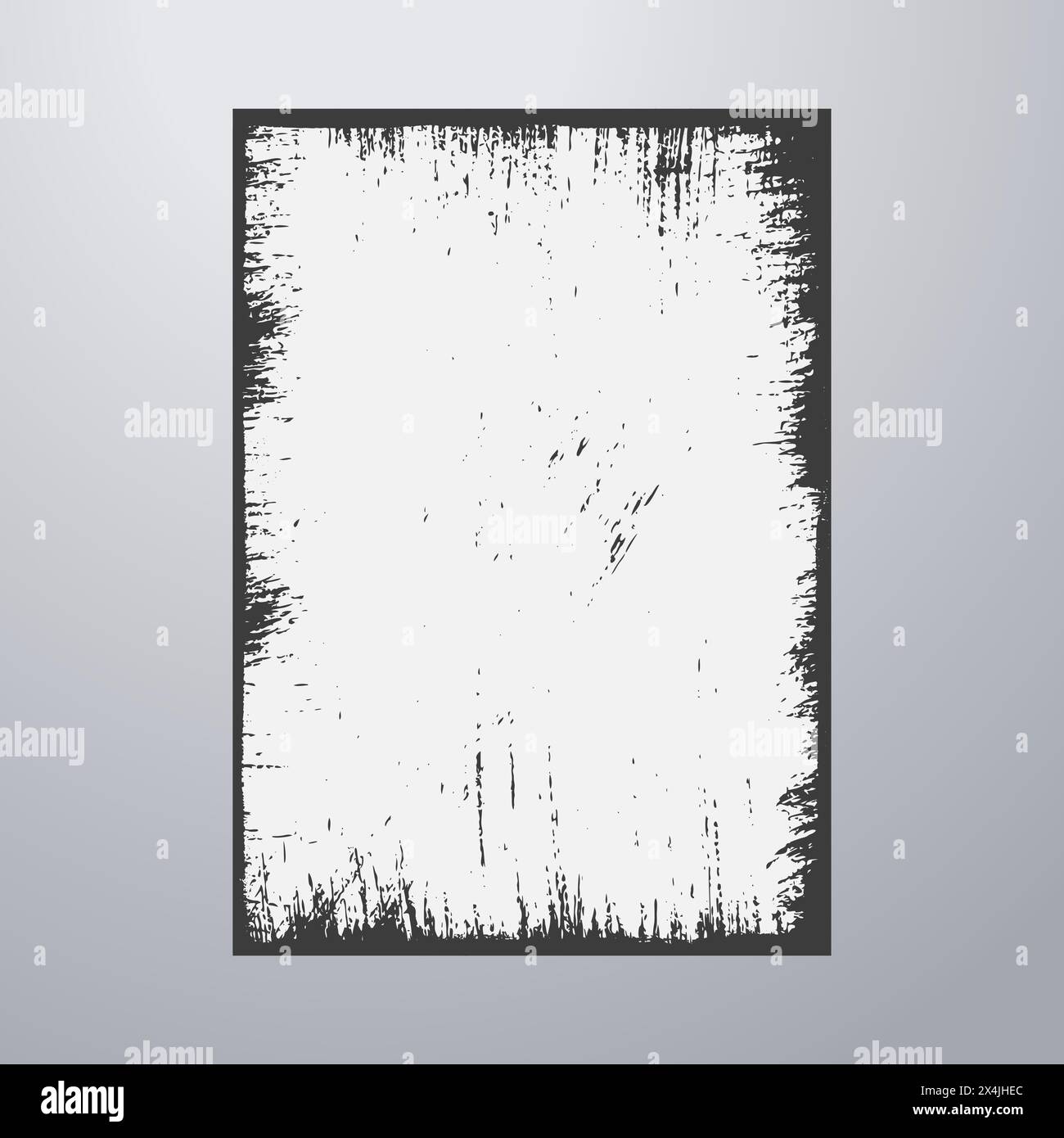 Simple frame with grunge texture style Stock Vector Image & Art - Alamy