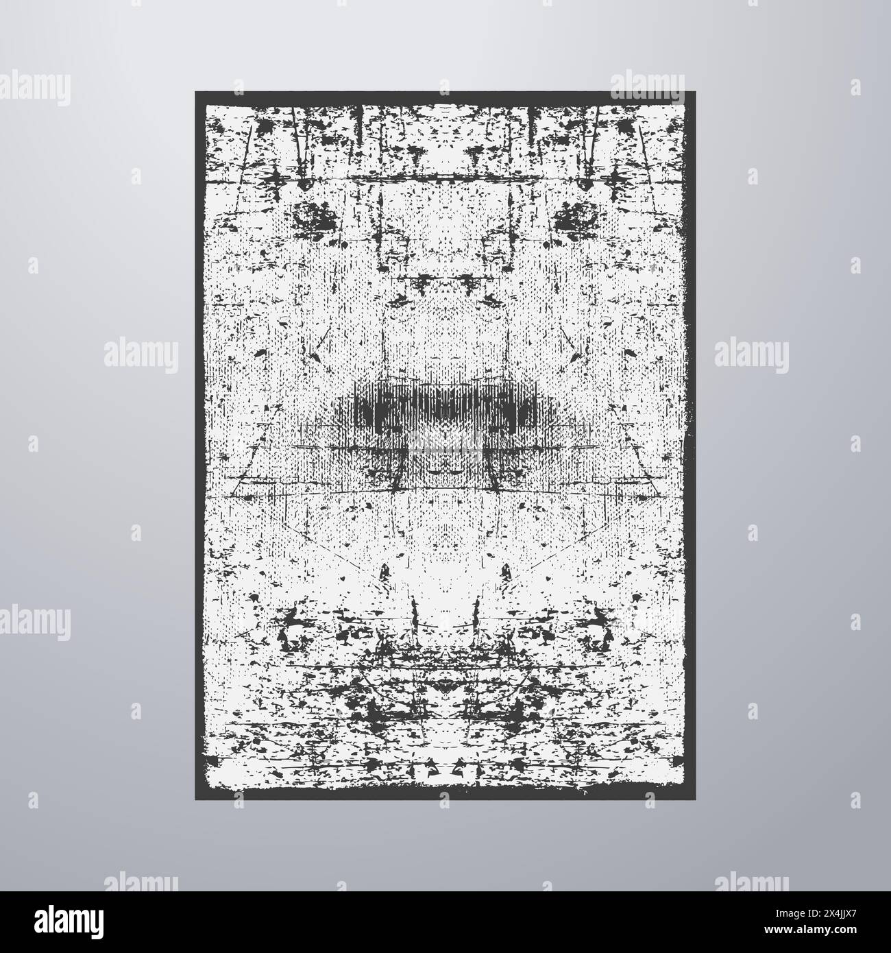 Simple frame with grunge texture style Stock Vector Image & Art - Alamy