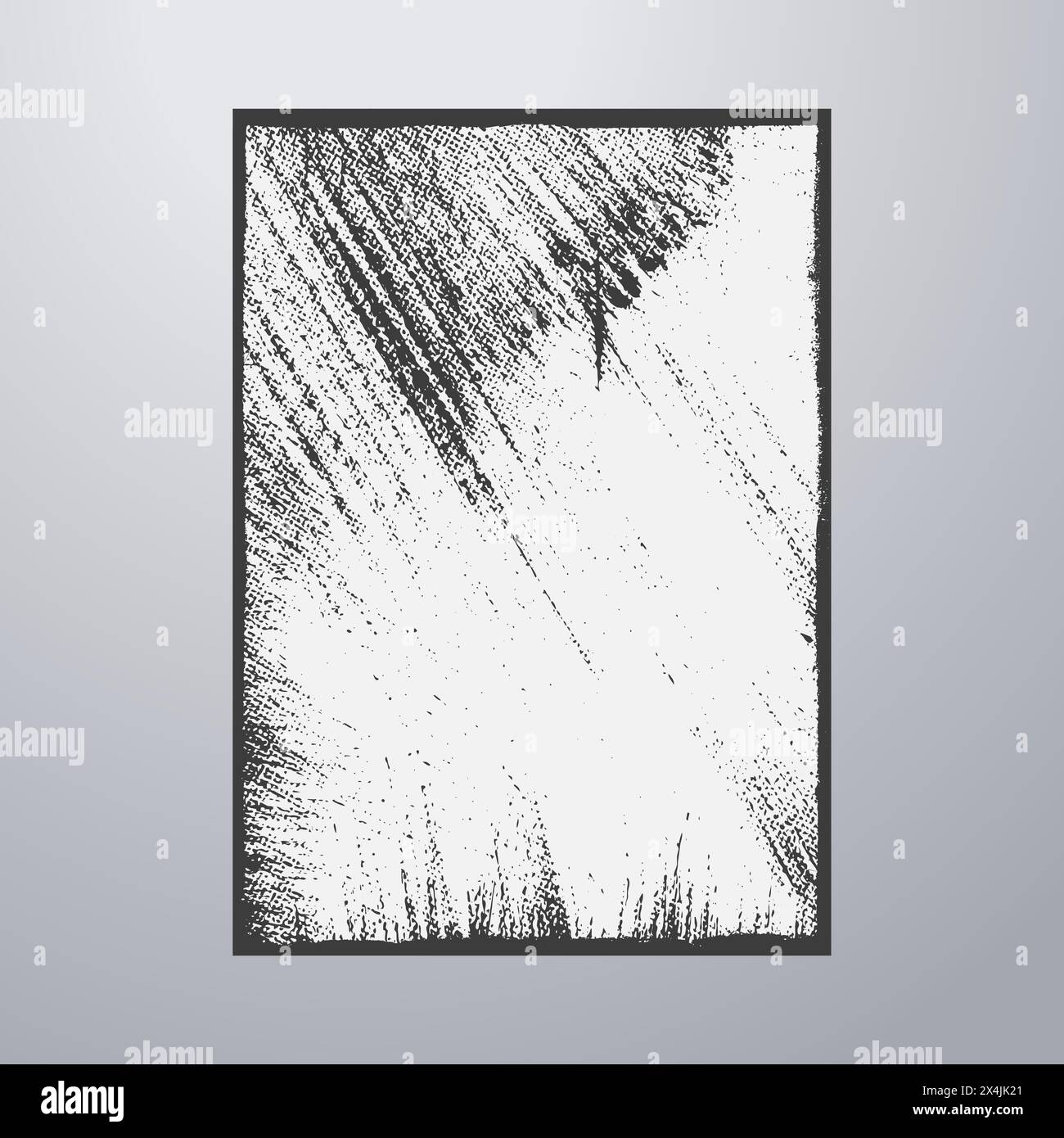 Simple frame with grunge texture style Stock Vector Image & Art - Alamy