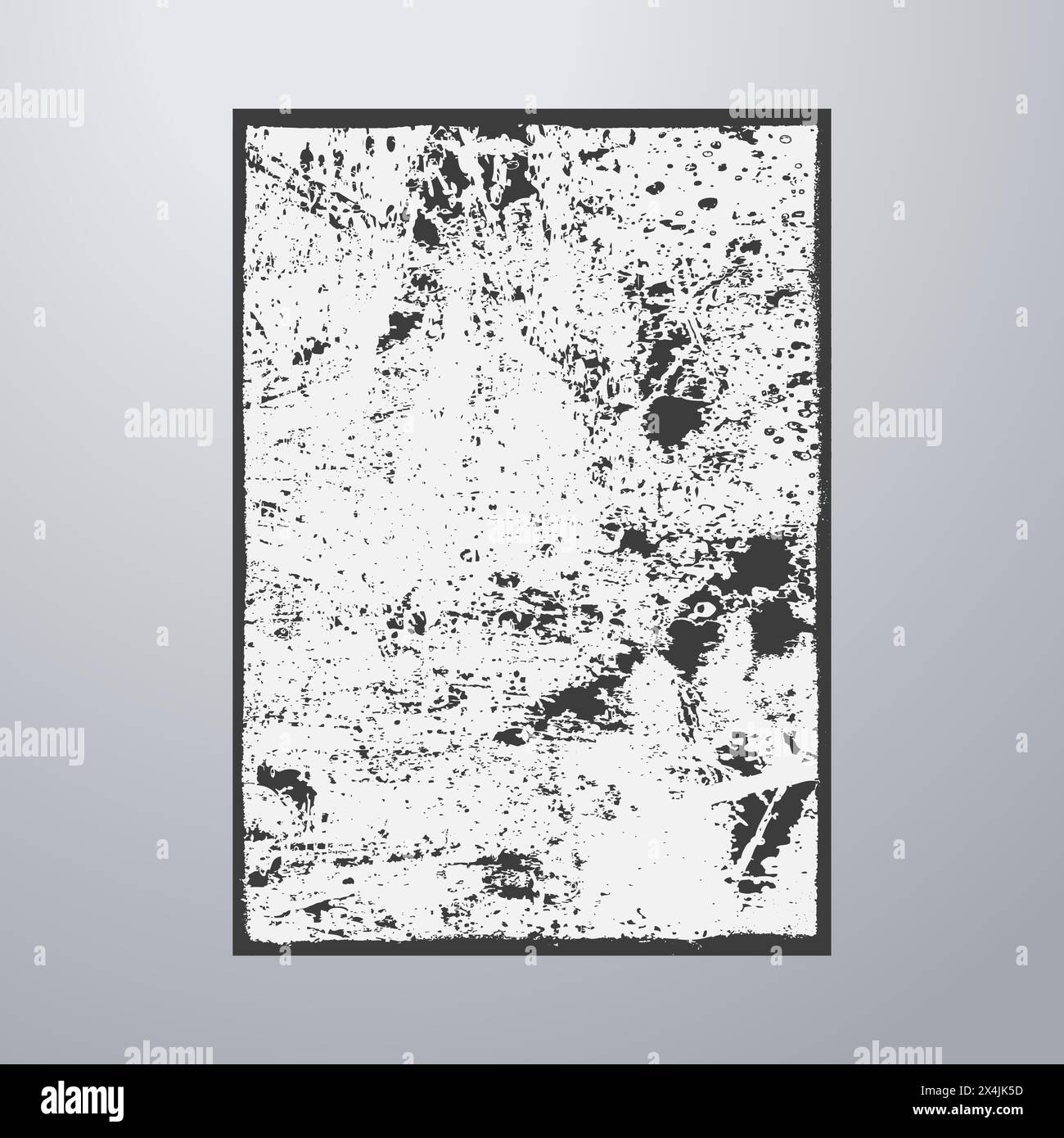 Simple frame with grunge texture style Stock Vector Image & Art - Alamy