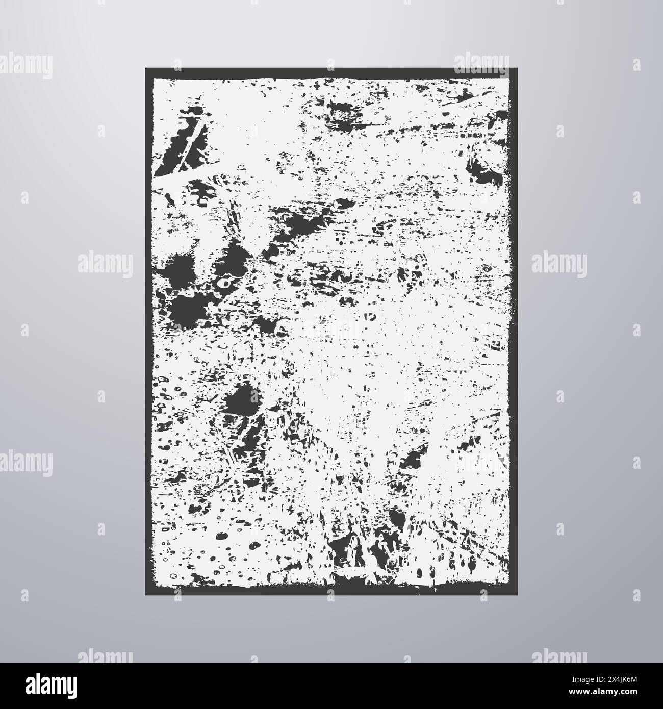 Simple frame with grunge texture style Stock Vector Image & Art - Alamy