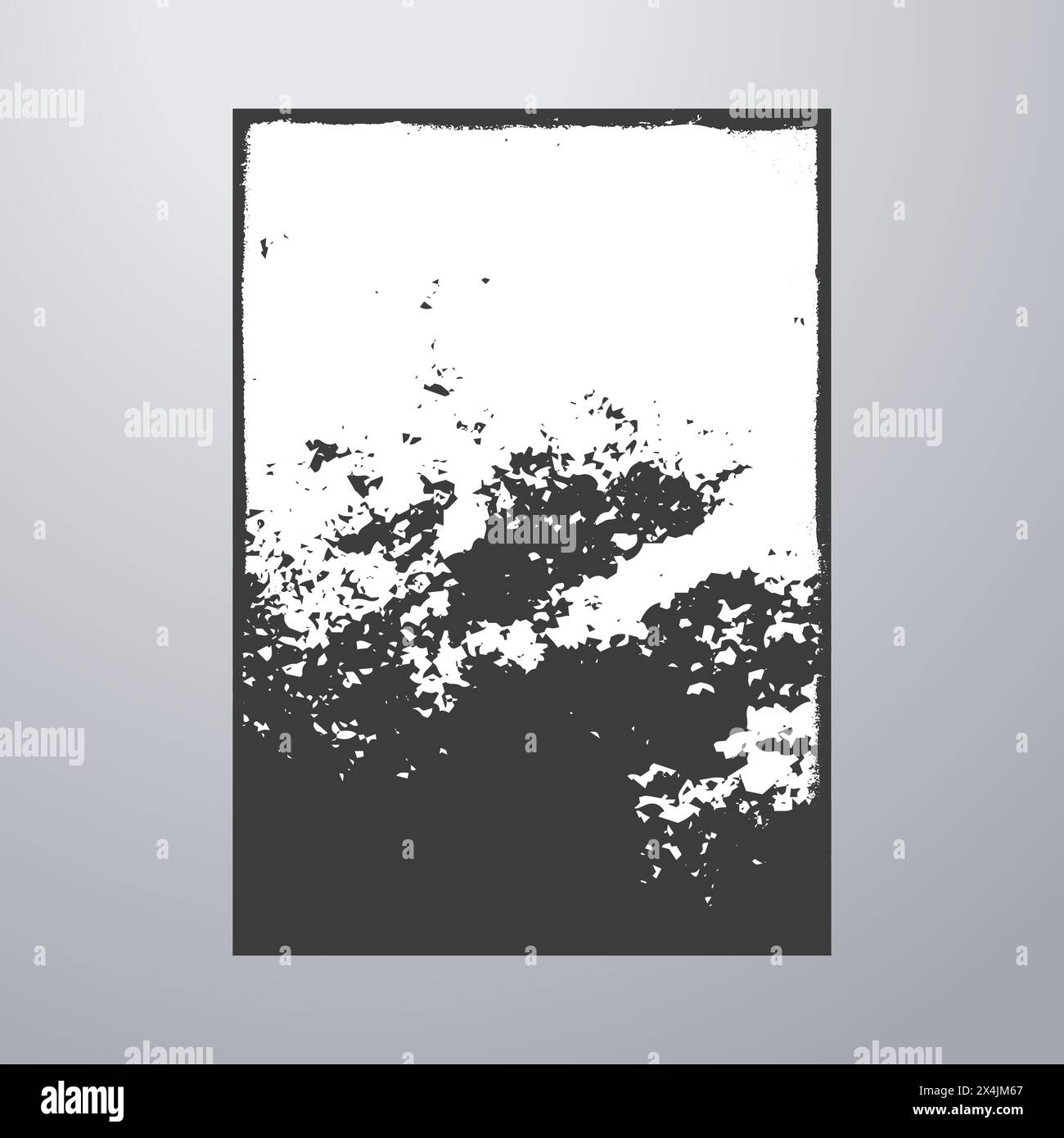 Simple frame with grunge texture style Stock Vector Image & Art - Alamy
