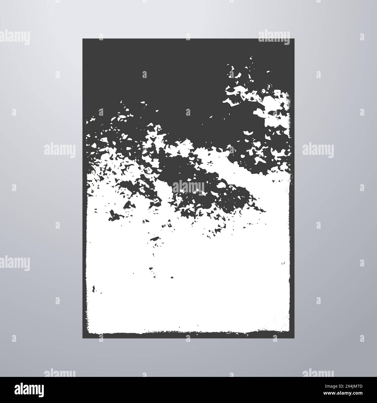 Simple frame with grunge texture style Stock Vector Image & Art - Alamy