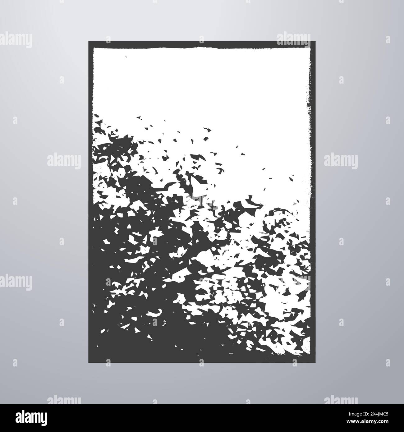 Simple frame with grunge texture style Stock Vector Image & Art - Alamy