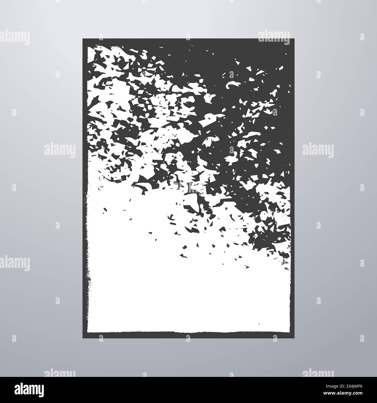 Simple frame with grunge texture style Stock Vector Image & Art - Alamy