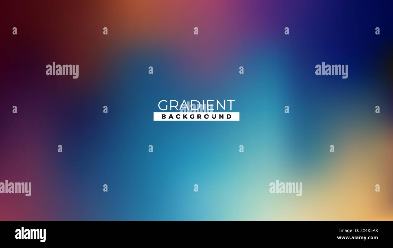 Gradient Background, Modern Colorful Gradient Vector Background Stock Vector
