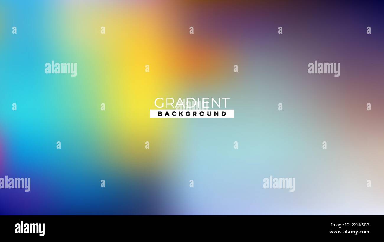 Gradient Background, Modern Colorful Gradient Vector Background Stock Vector