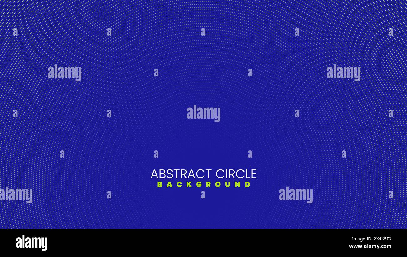Circular Background Design Made of Dots Stock Vector