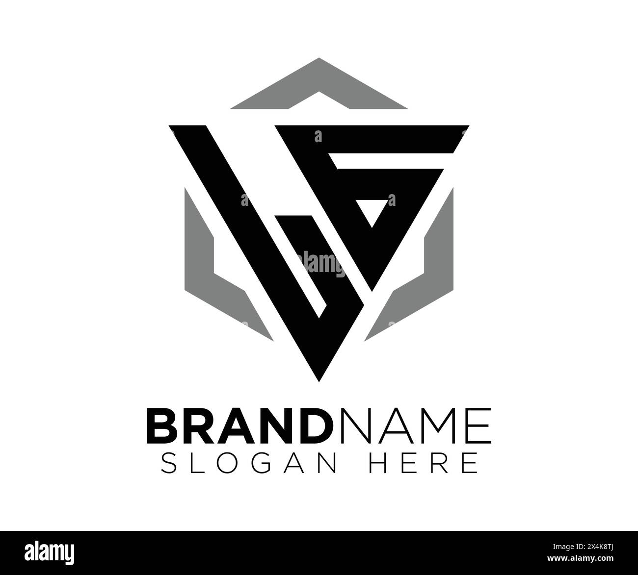 L G logo design vector template Stock Vector