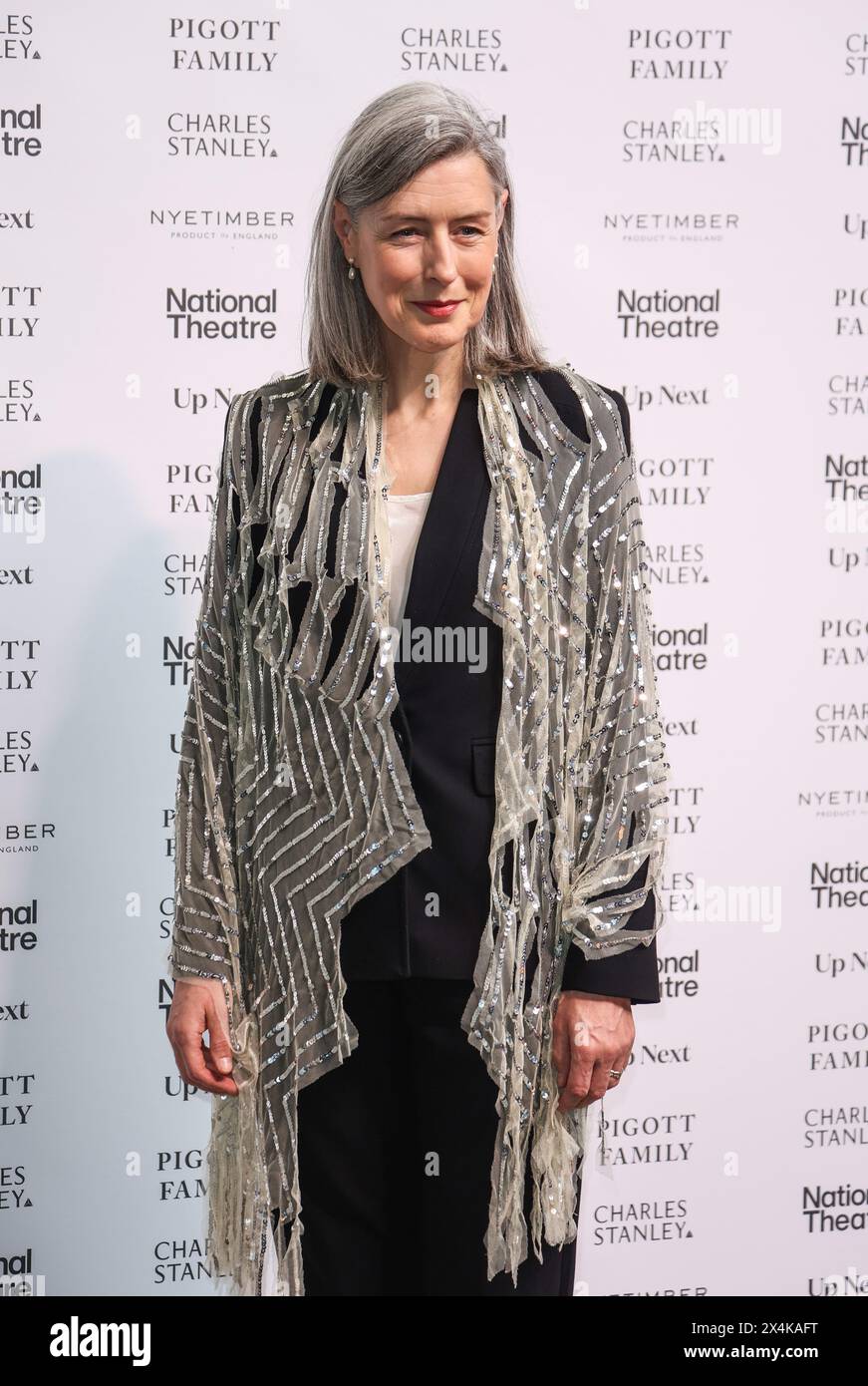London, UK. 01st May, 2024. Gina McKee attends the National Theatre "Up Next" Gala in London. Credit: SOPA Images Limited/Alamy Live News Stock Photo