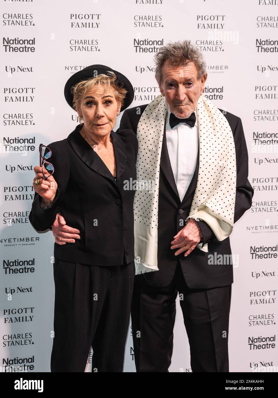 London, UK. 01st May, 2024. Zoe Wanamaker CBE and Gawn Grainger seen attending the National Theatre 'Up Next' Gala in London. Credit: SOPA Images Limited/Alamy Live News Stock Photo