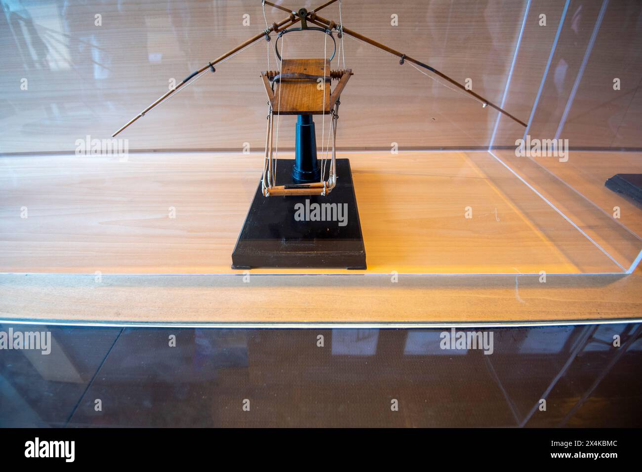 Da Vinci's Flying Machine Prototype Stock Photo