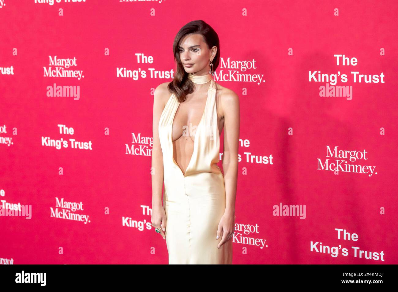 New York, United States. 02nd May, 2024. Emily Ratajkowski is attending The King's Trust Global Gala 2024 at Cipriani South Street in New York City, USA, on May 2, 2024. (Photo by Thenews2/NurPhoto) Credit: NurPhoto SRL/Alamy Live News Stock Photo