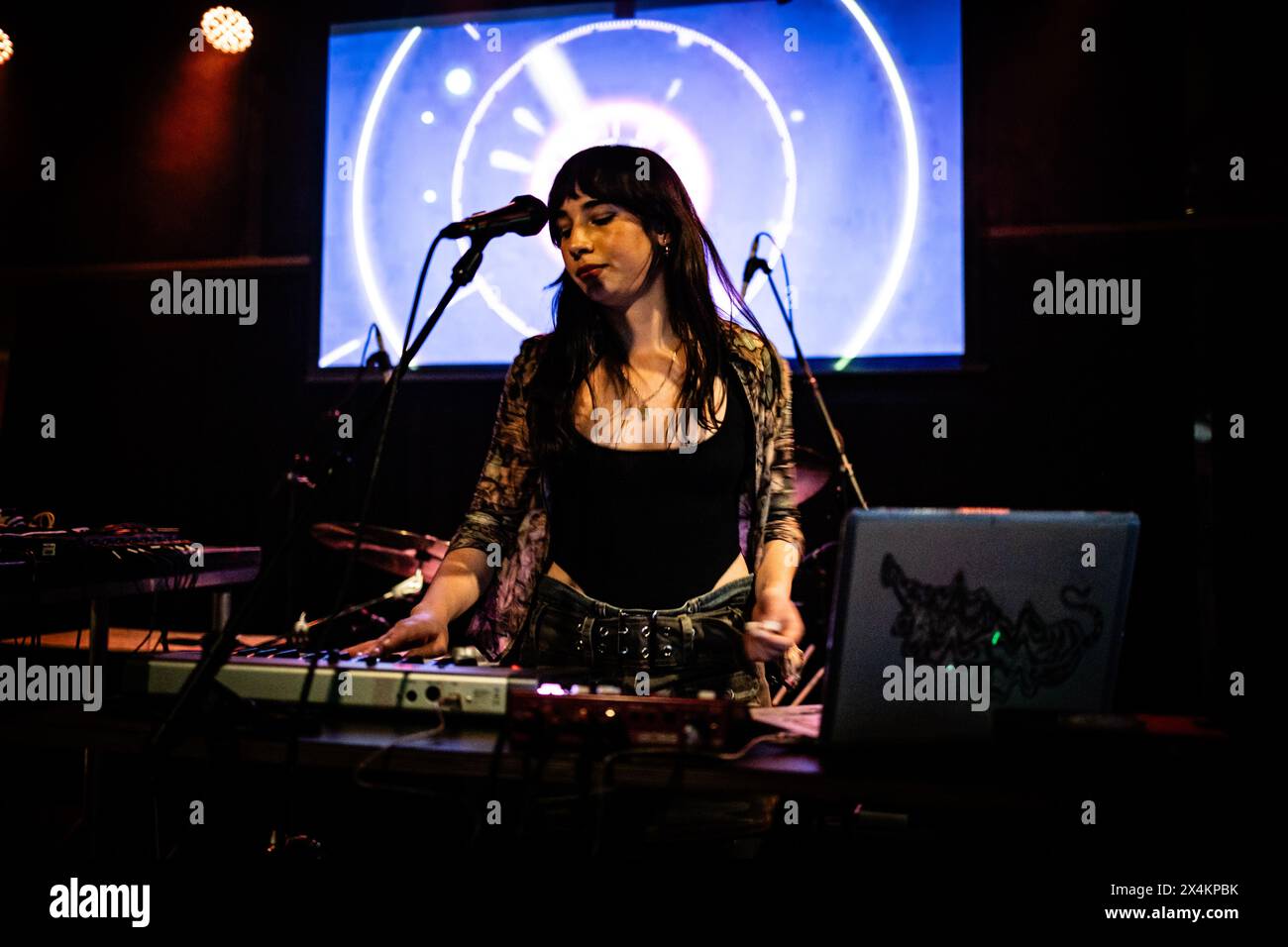 Copenhagen, Denmark. 03rd May, 2024. Denmark, Copenhagen. 03rd, May 2024. The American trip hop act Arms and Sleepers performs a concert with a live band at VEGA in Copenhagen. (Photo Credit: Gonzales Photo/Alamy Live News Stock Photo