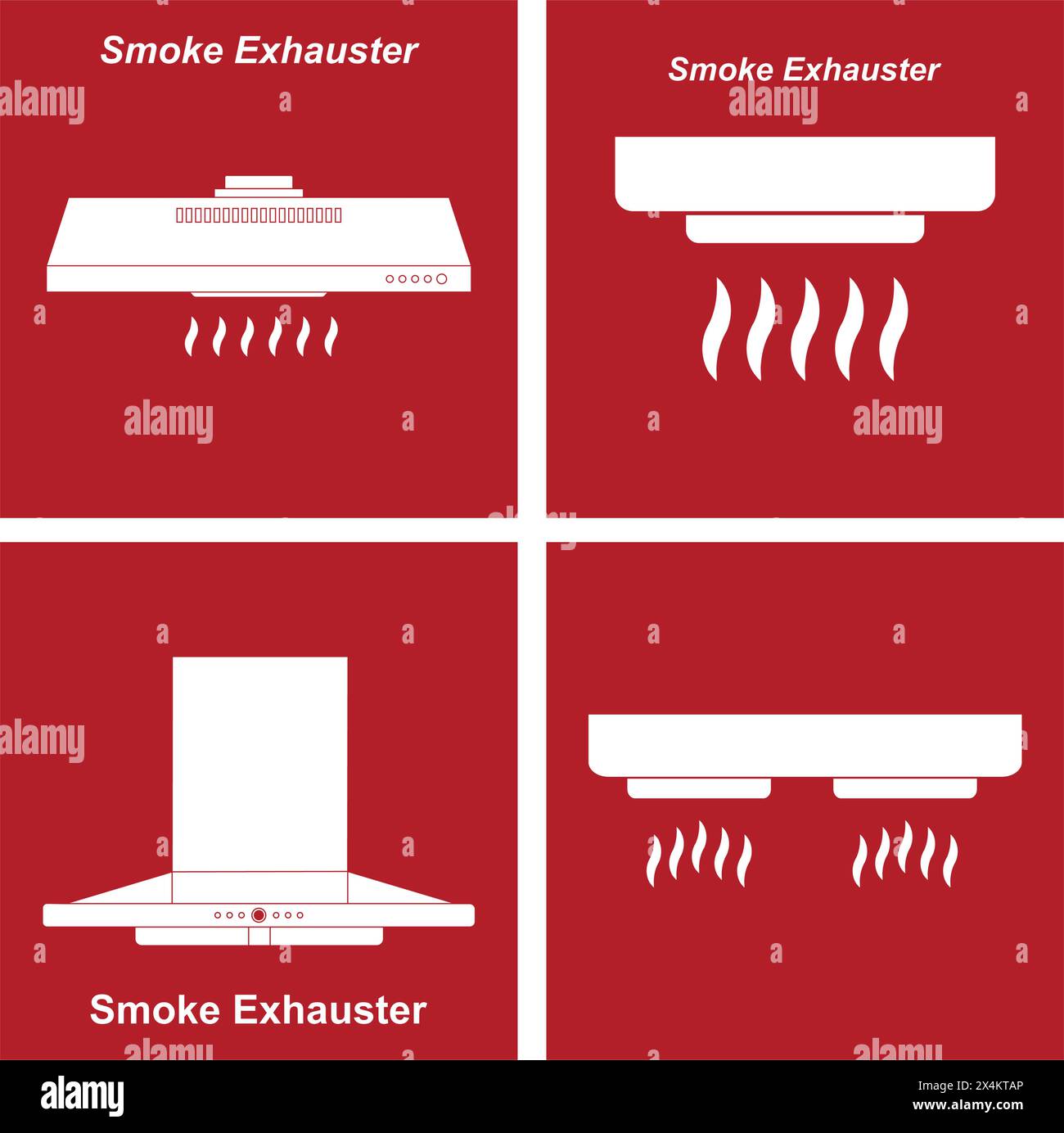 Kitchen smoke exhauster icon vector illustration symbol design Stock Vector