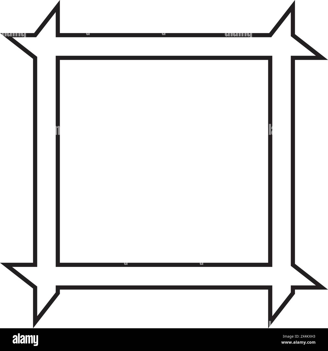 Frame Icon vector illustration symbol design Stock Vector Image & Art ...