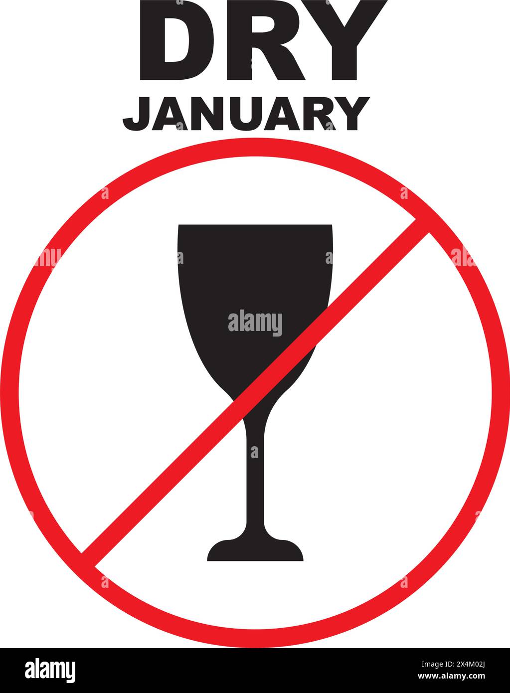Dry january icon vector illustration logo background stock vector image