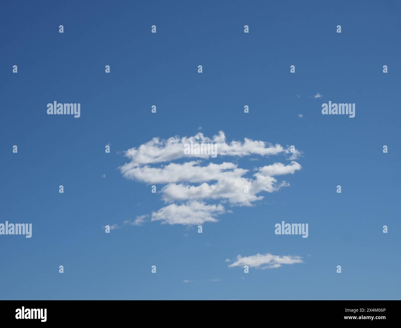 blue sky with clouds useful as a background Stock Photo - Alamy