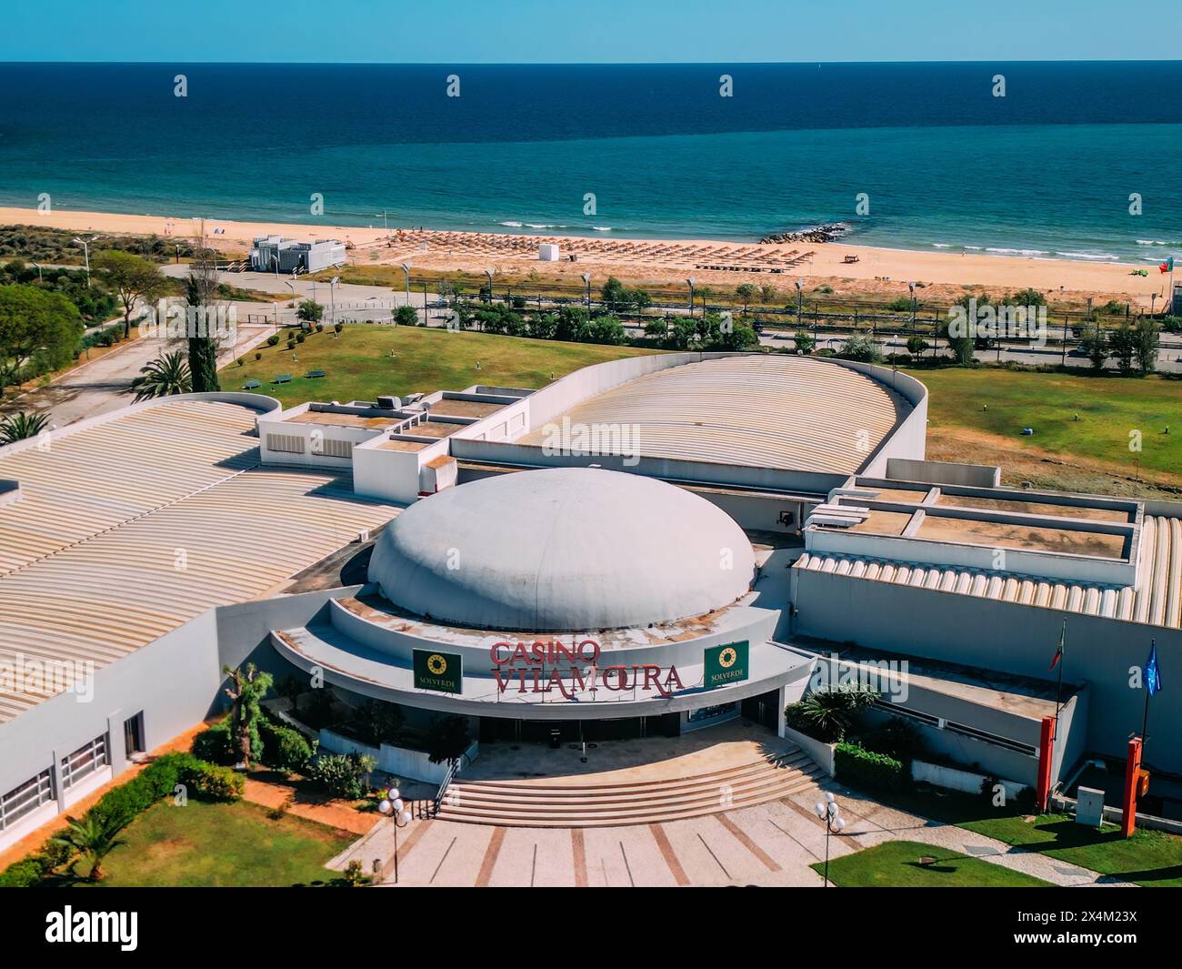Vista aérea do Casino de Vilamoura