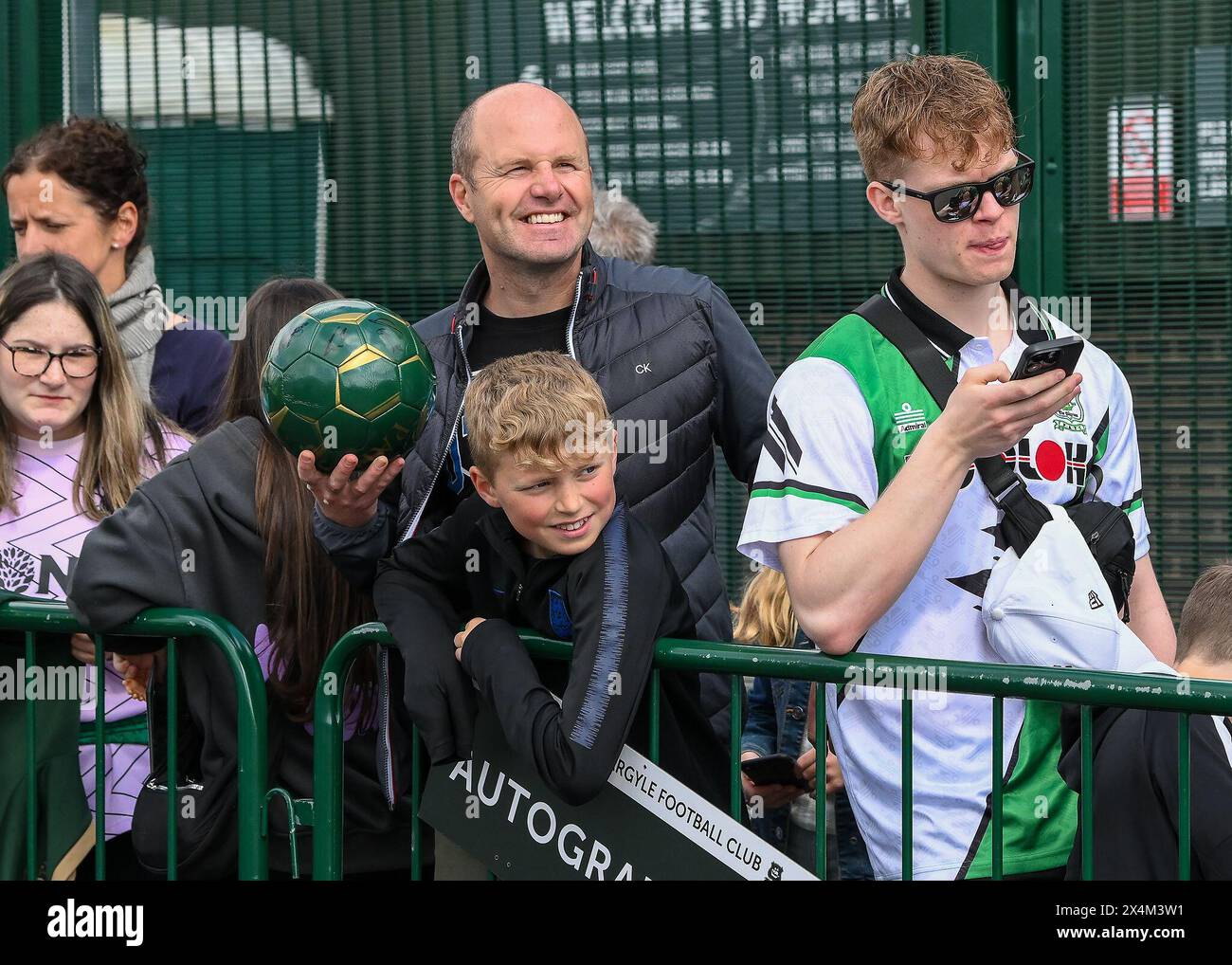 Plymouth Argyle fans during the Sky Bet Championship match Plymouth