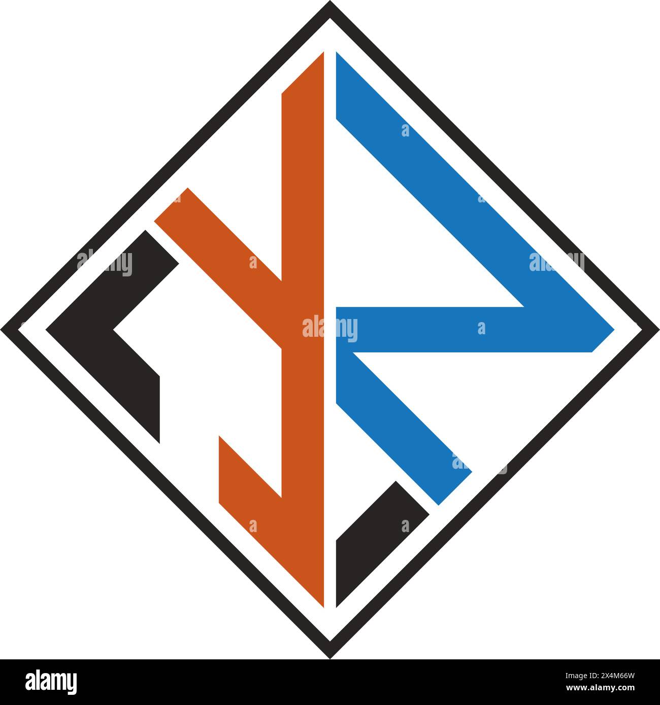 YN letter logo vector design symbol background Stock Vector