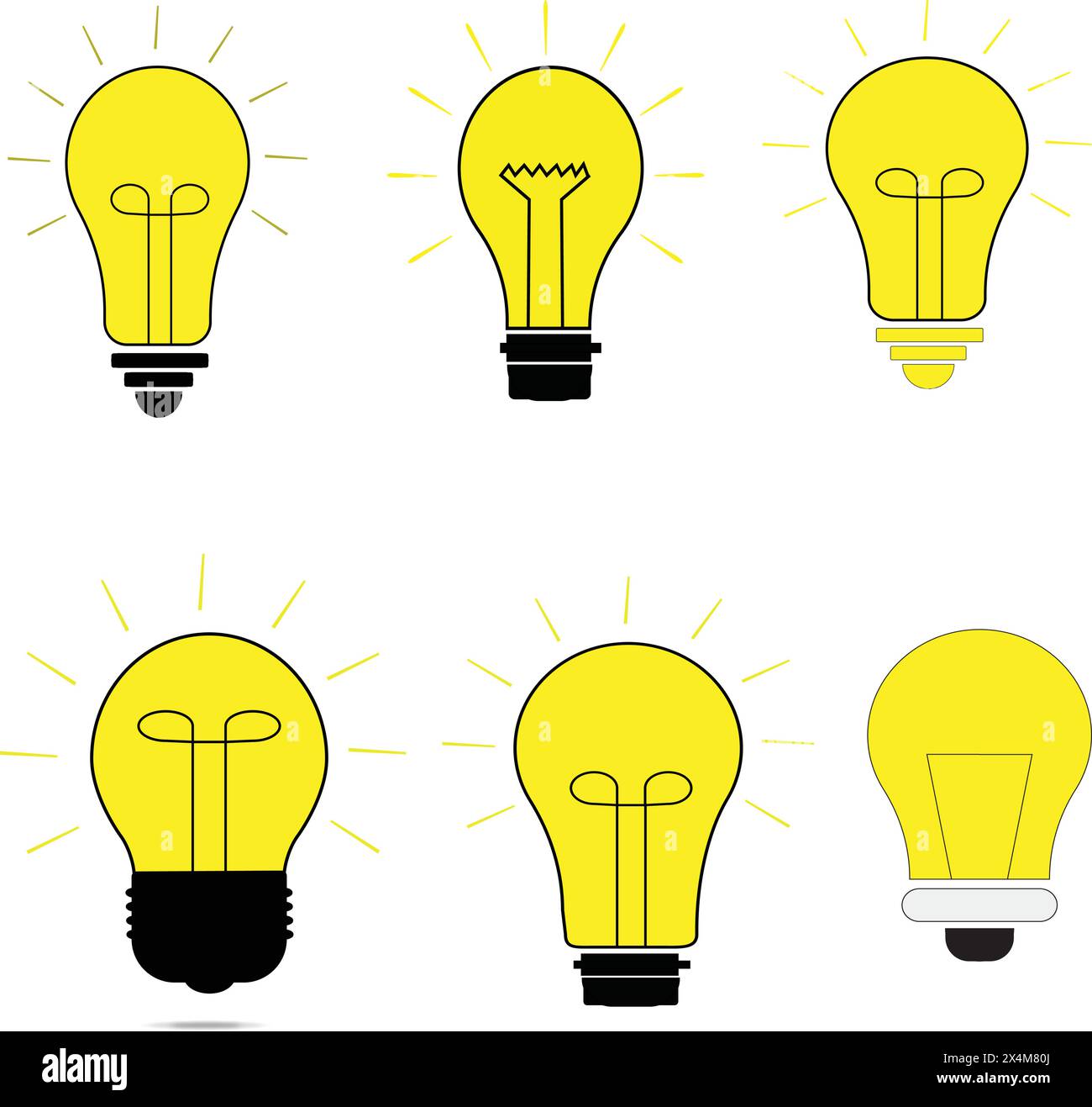 Light bulb icon. filled outline colorful version, outline and filled vector sign. Idea Symbol, logo illustration. Stock Vector